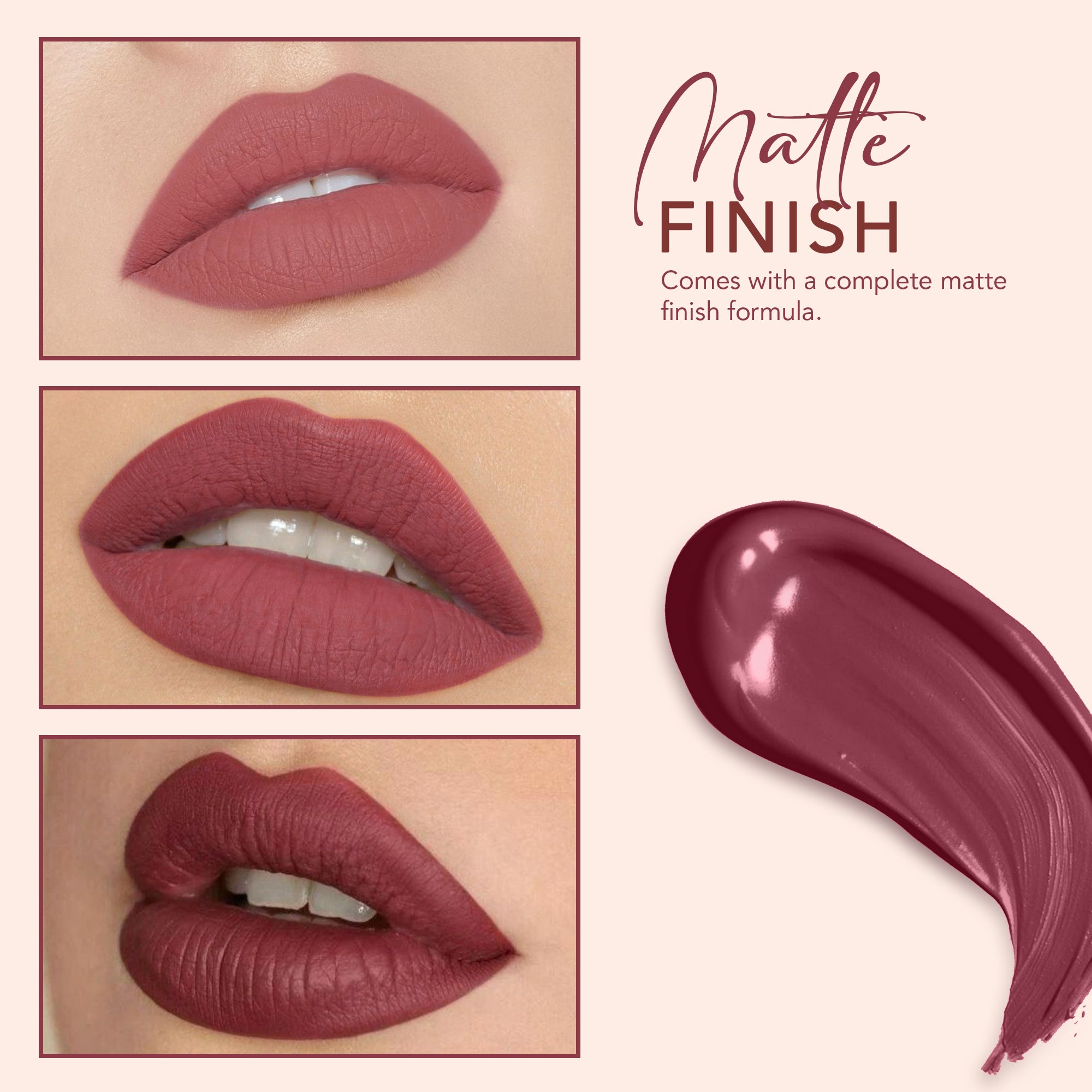 Marque Matte Liquid Lipstick (Taupe Mauve)