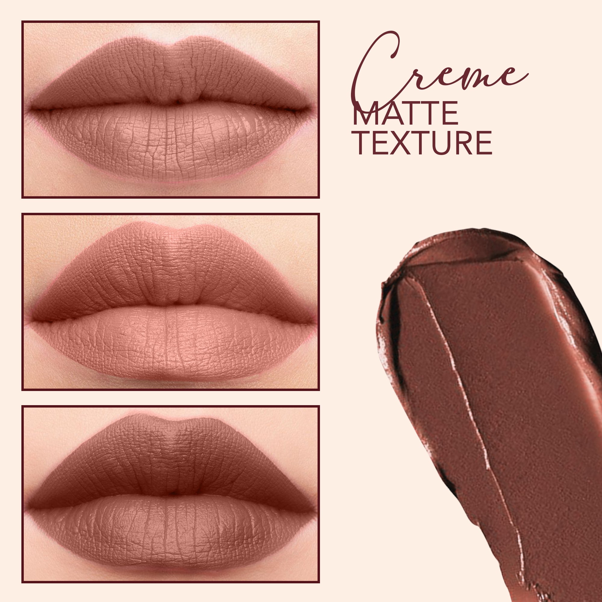 Creamy Matte Bullet Lipstick (Beach Buff)