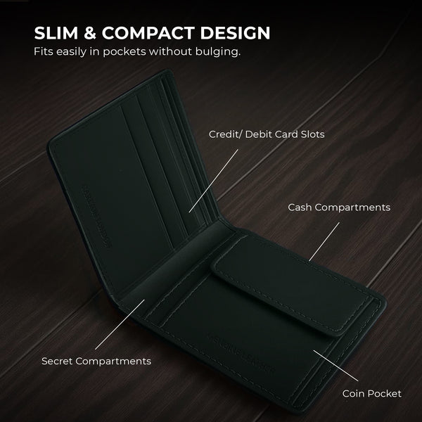 Carlton London Graffiti Grid Men's Leather Wallet