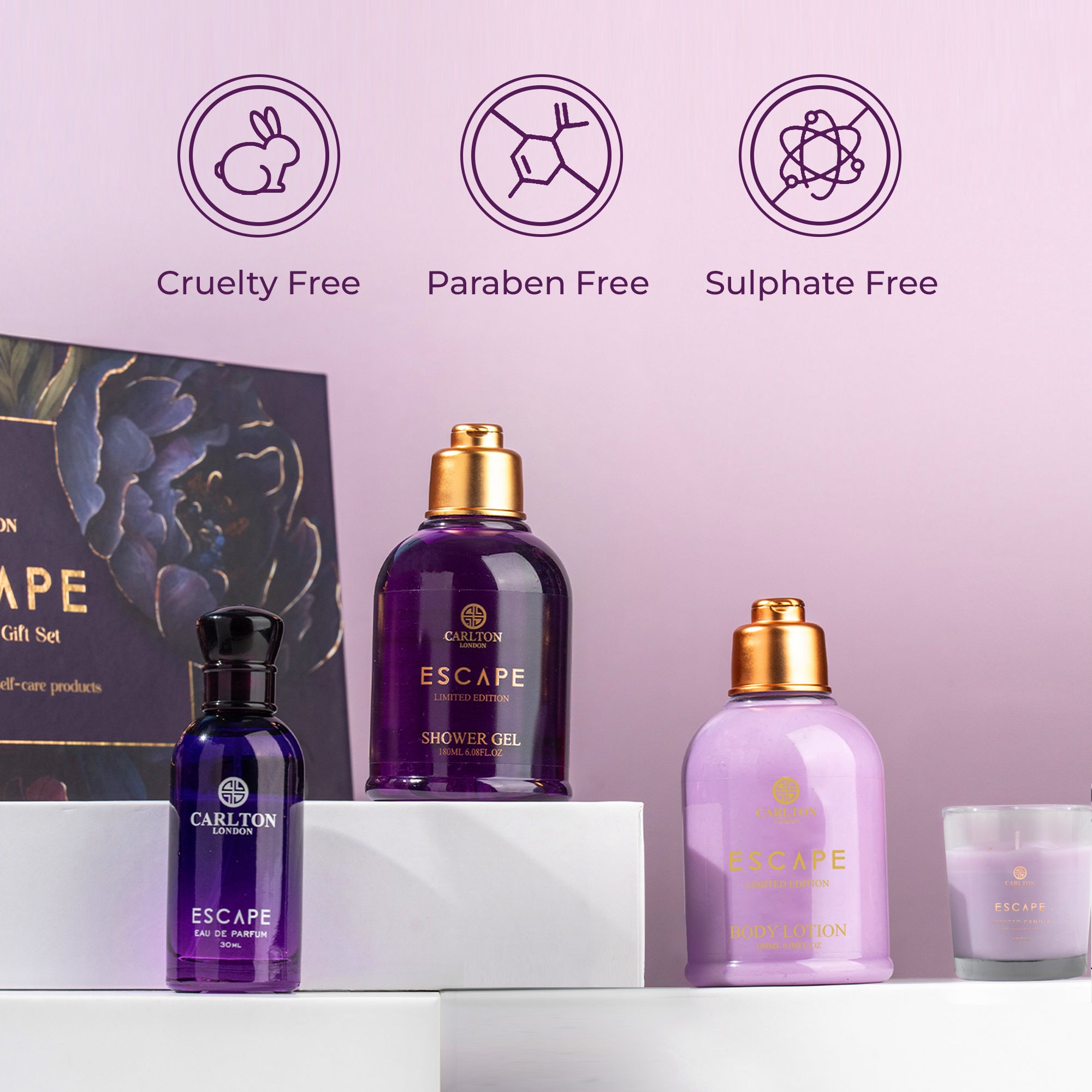 Escape: Women's Bath & Body Gift Set of 4