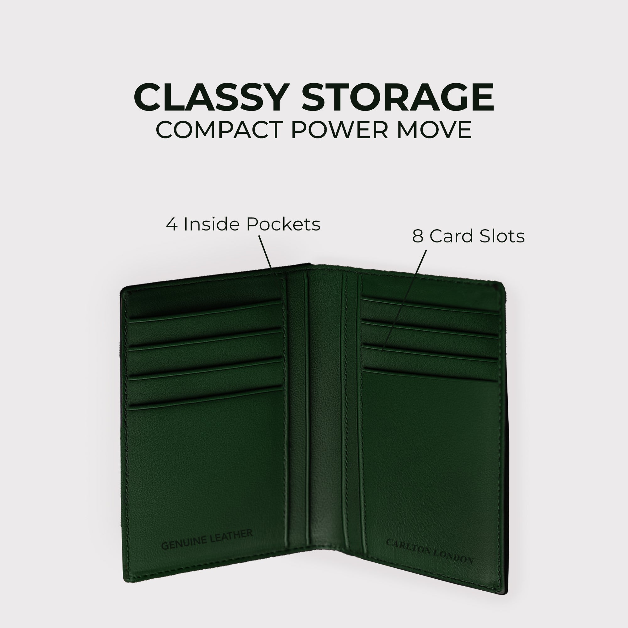 Carlton London Luxe Line Card Holder