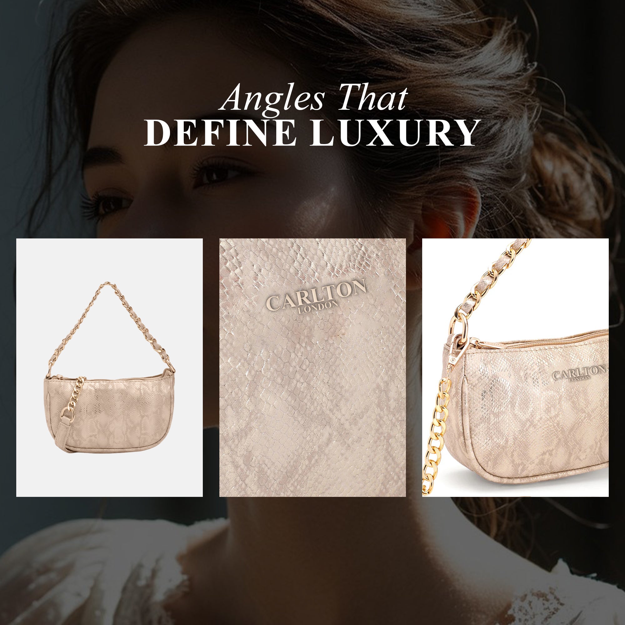 Carlton London Raffaella Textured Sling Bag