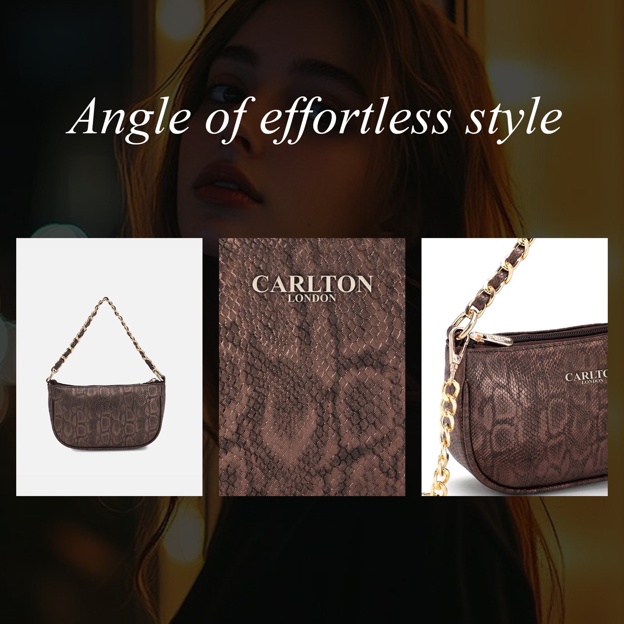 Carlton London Raffaella Textured Sling Bag