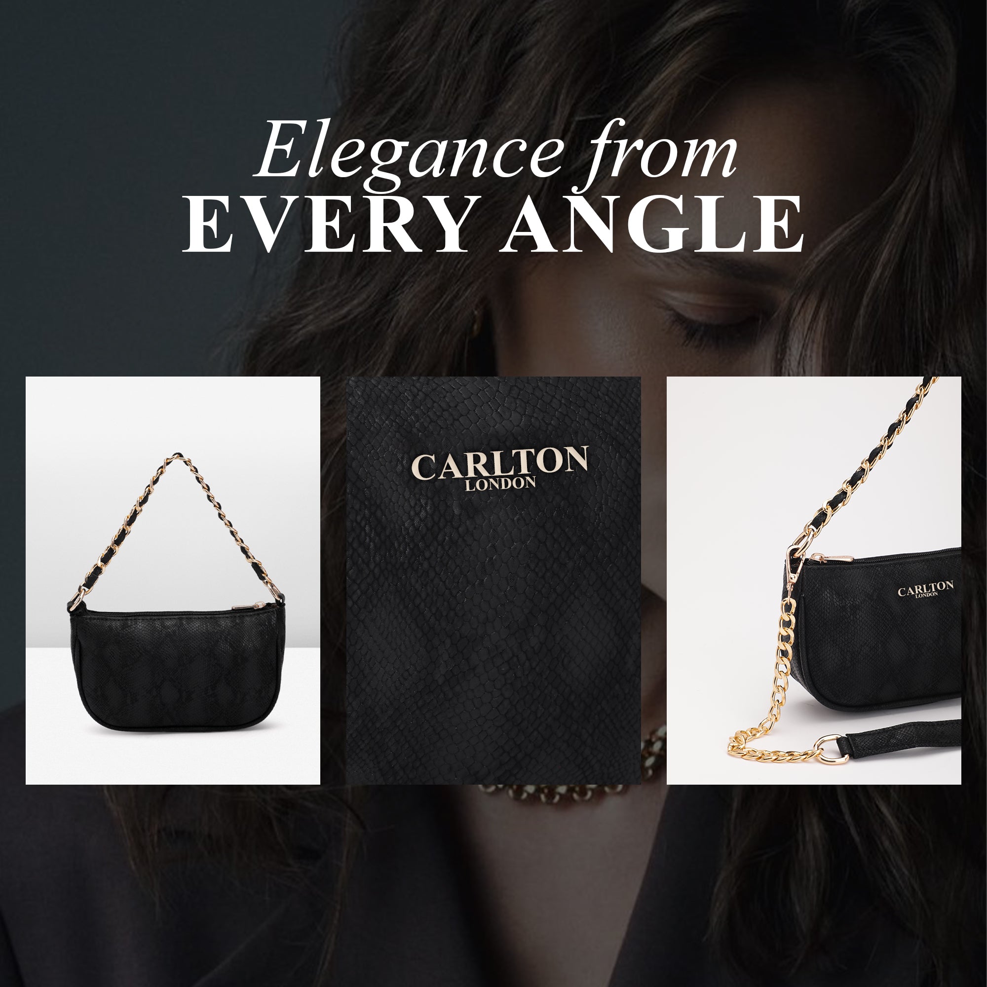 Carlton London Raffaella Textured Sling Bag