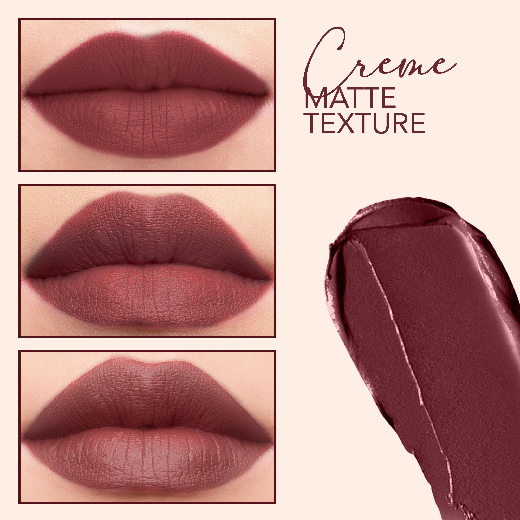 Creamy Matte Bullet Lipstick (Bare Berry)