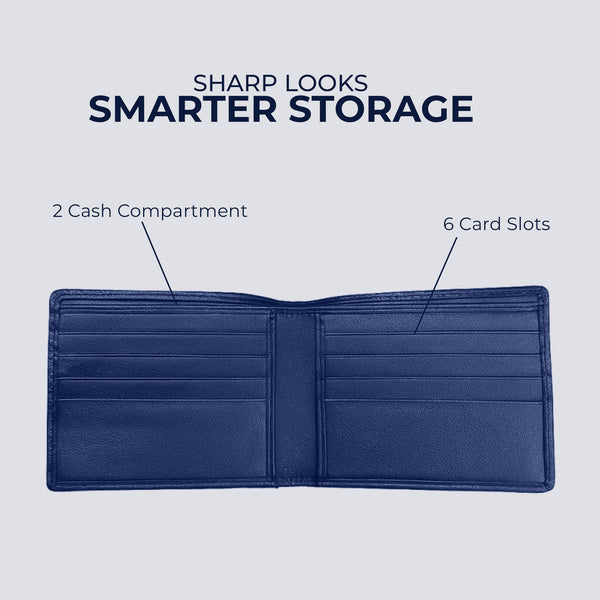 Carlton London Layered Luxe Men's Wallet