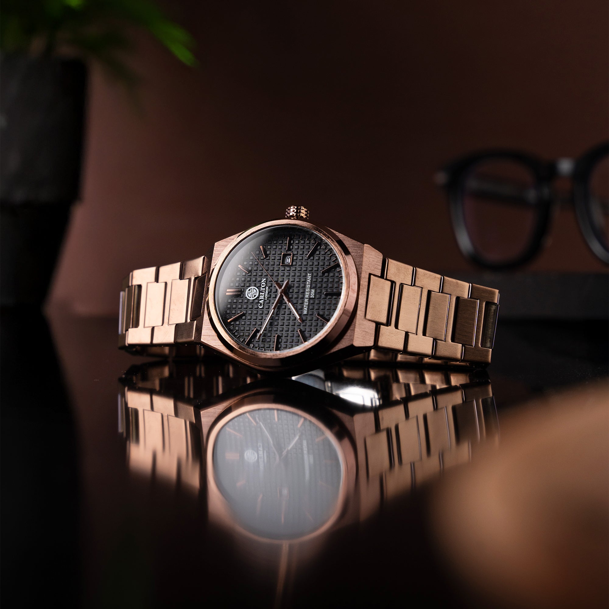 Alfred Men Brown / Copper Brown Analog Watch - CLMWT-03