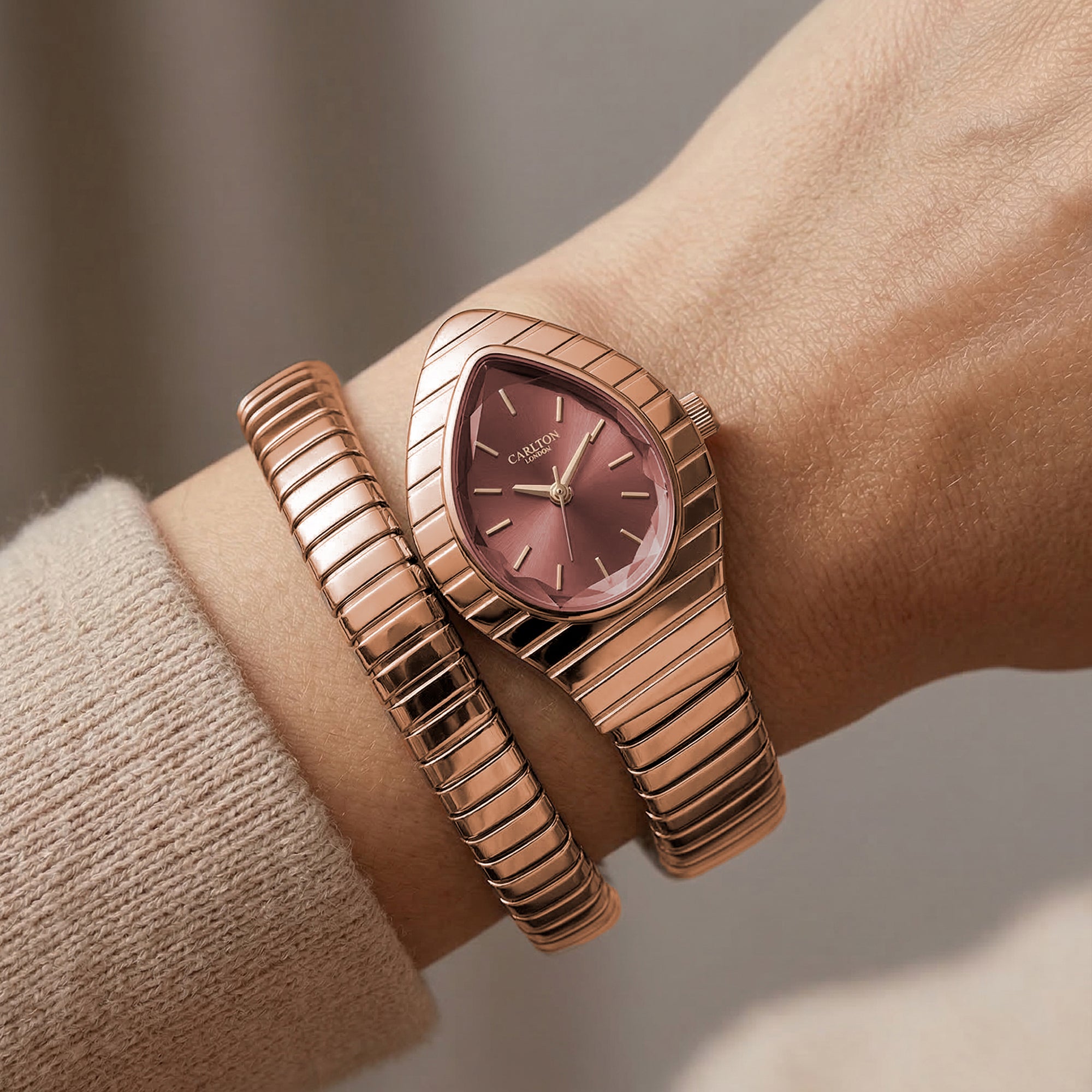 Carlton London Women Embrace Mocha Analog Watch - CL-EM-MOC
