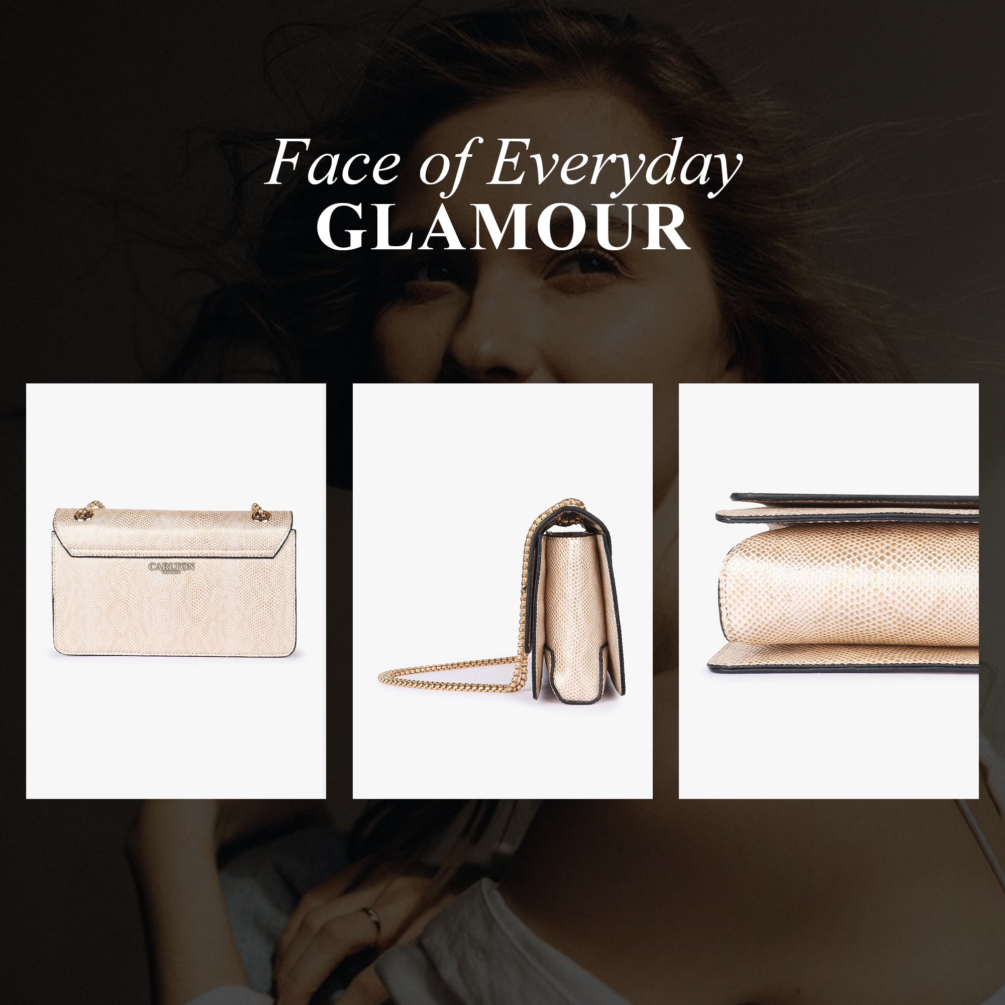 Carlton London Riley Chain Shoulder Bag