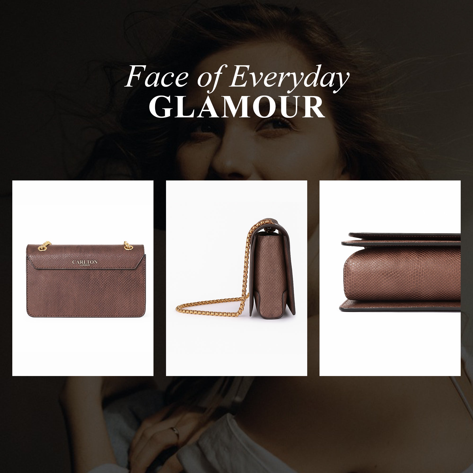 Carlton London Riley Chain Shoulder Bag