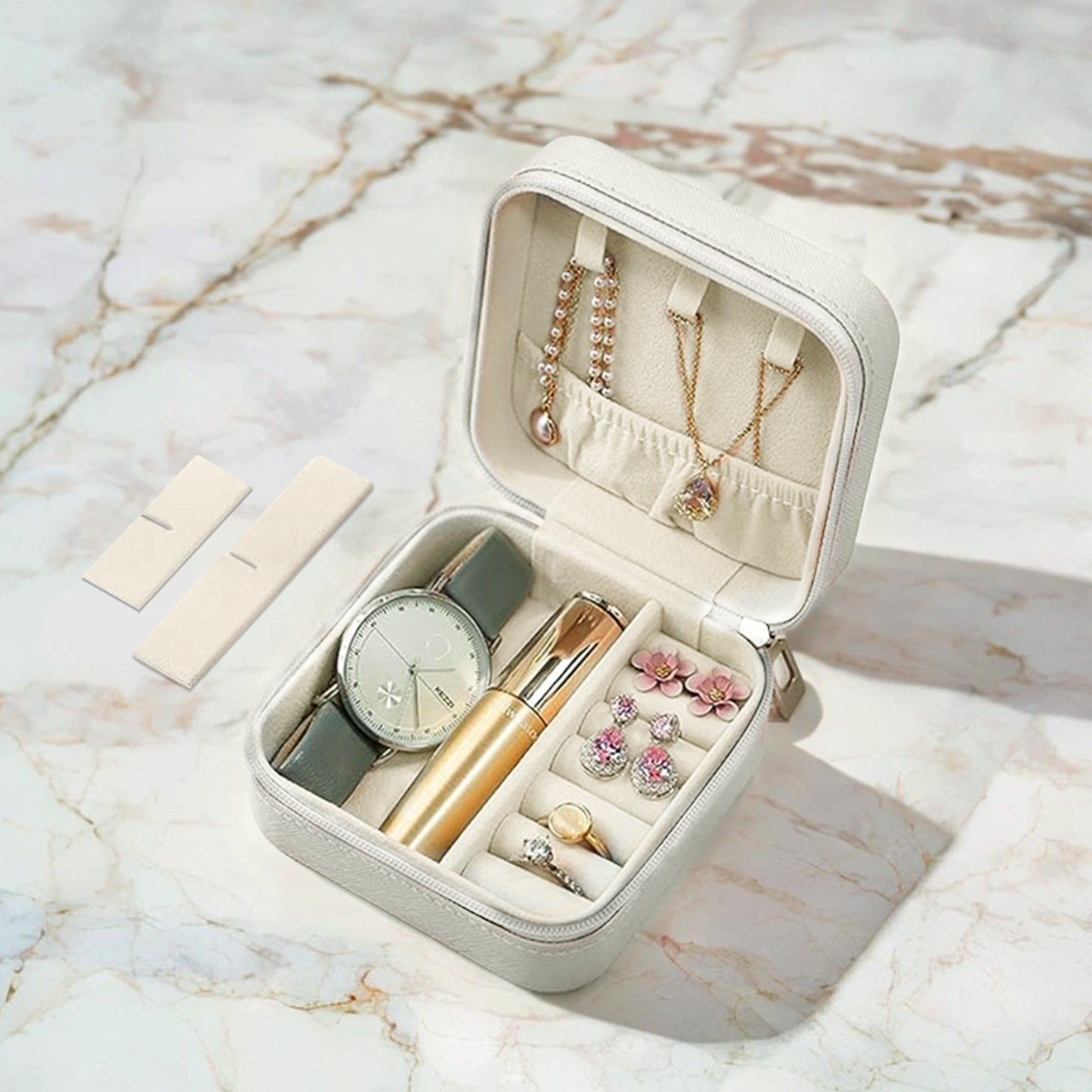 Carlton London Mini Jewelry Travel Case