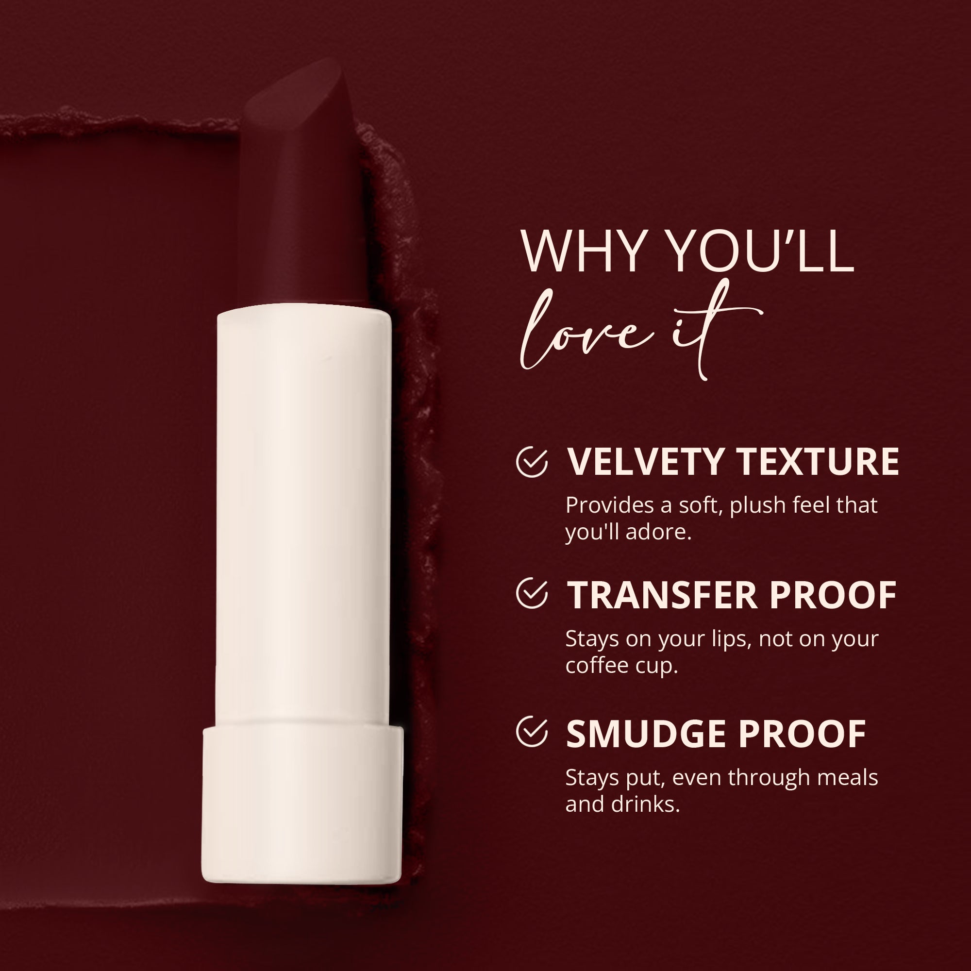 Velvet Satin Bullet Lipstick (Pumpkin Spice)
