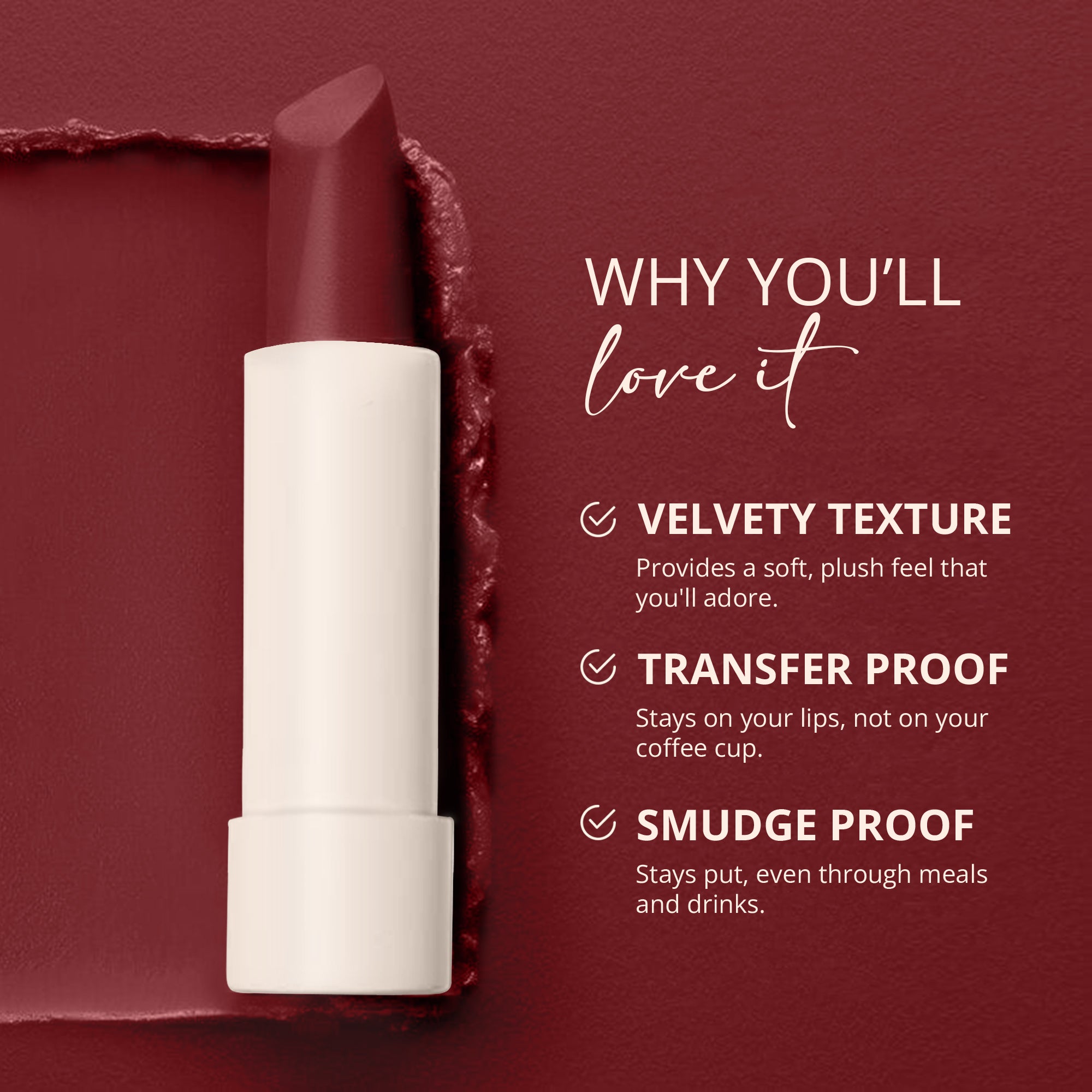 Velvet Satin Bullet Lipstick (Camellia)