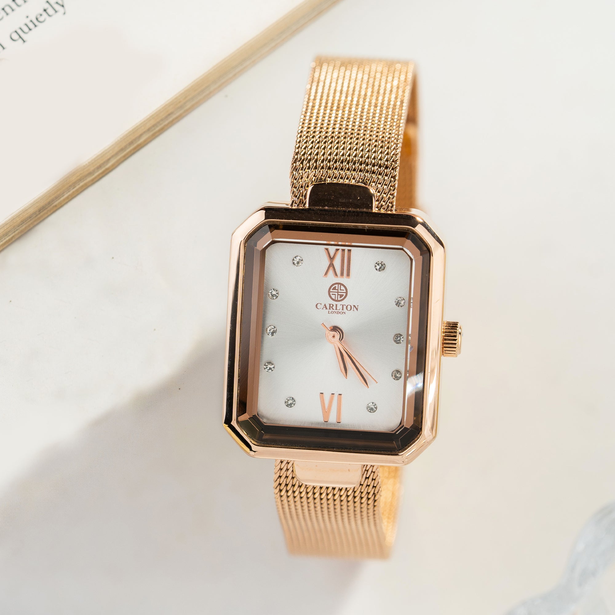 Brixton: Women White Analog Watch - CLRGMWHT