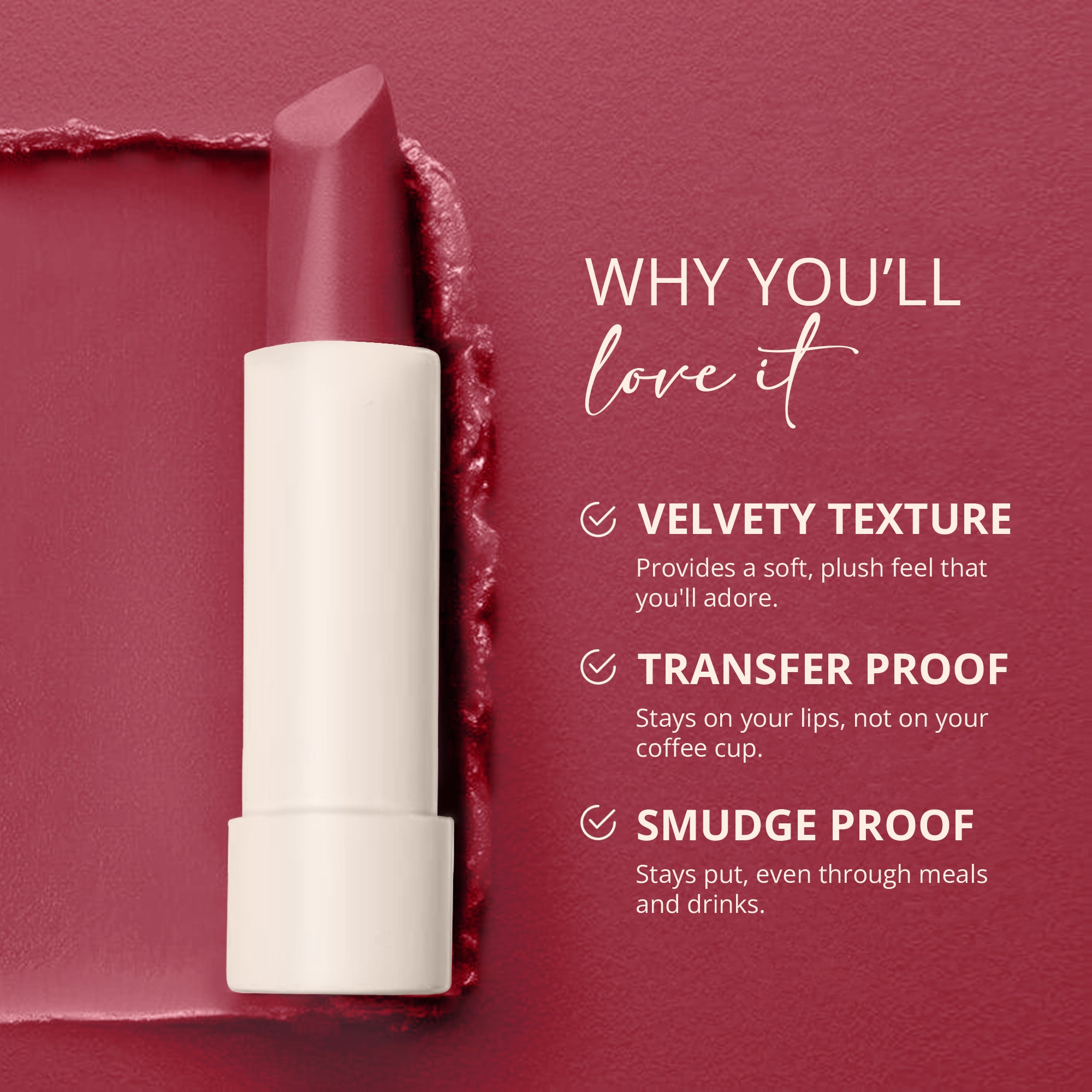 Velvet Satin Bullet Lipstick (Dirty Peach)