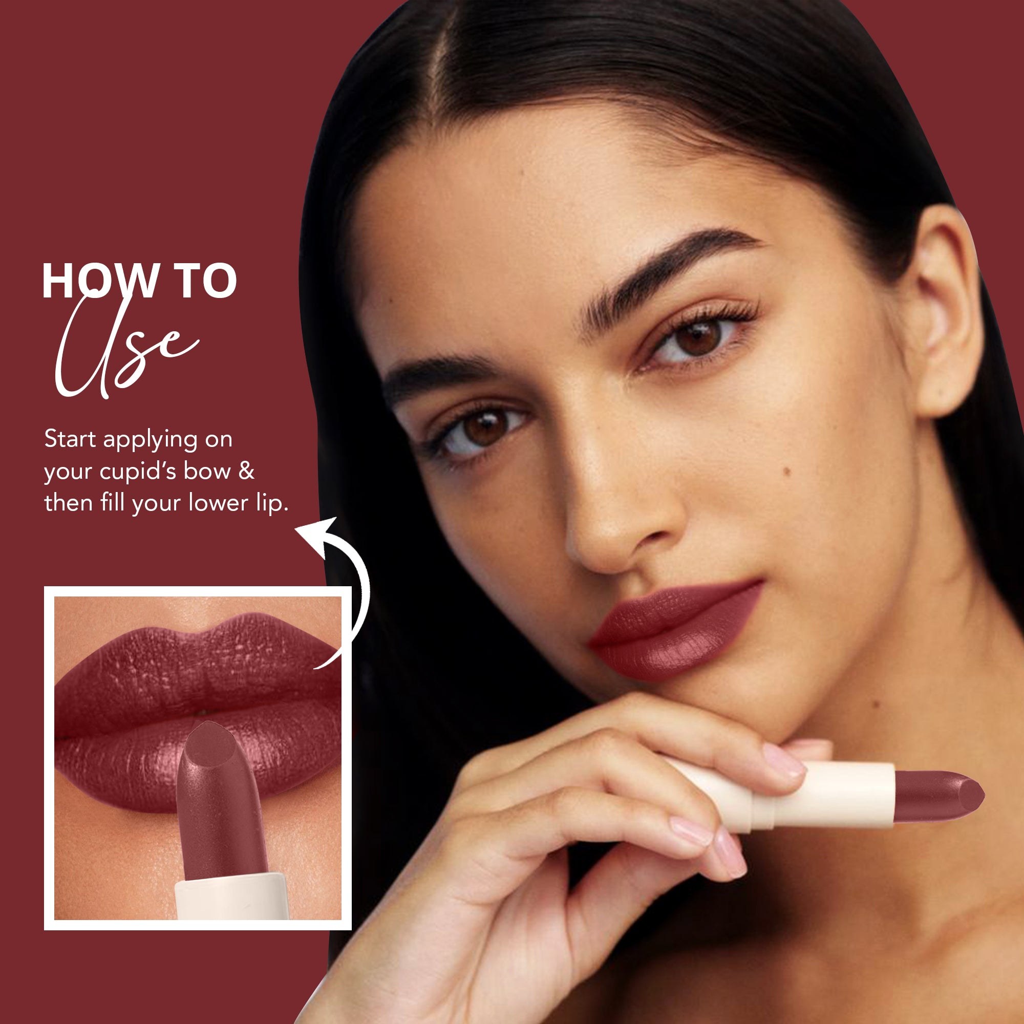 Velvet Satin Bullet Lipstick (Camellia)