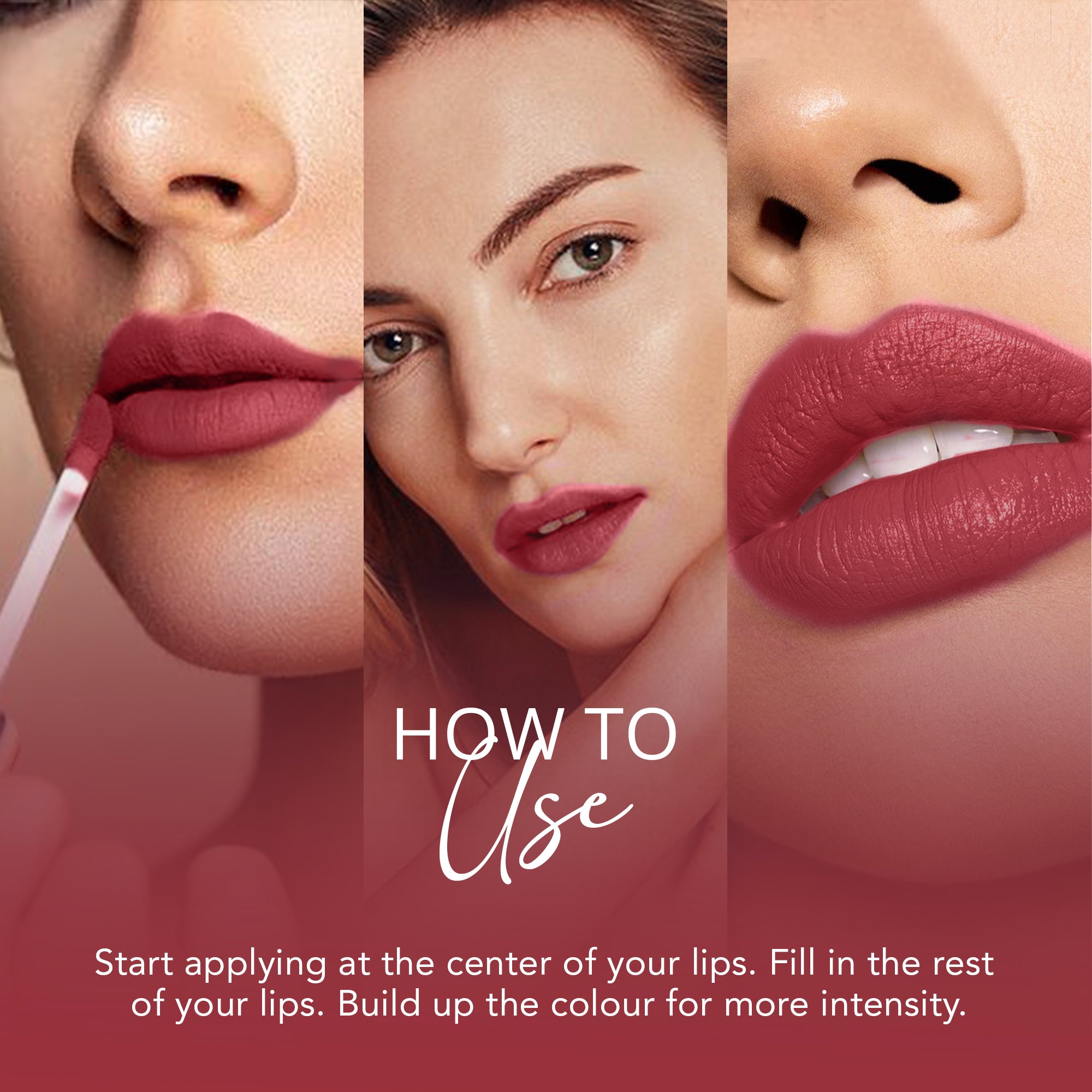 Marque Matte Liquid Lipstick (Merlot Red)