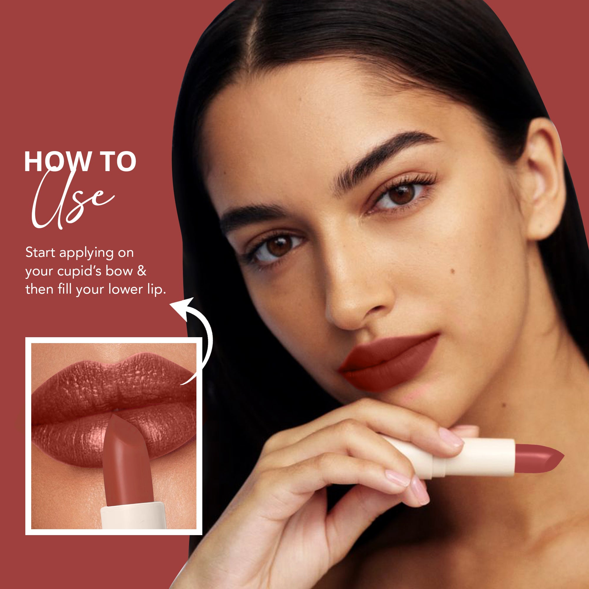 Velvet Satin Bullet Lipstick (Mimosa)