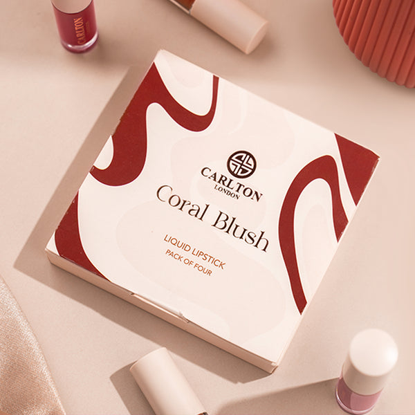 Coral Blush: Pack of 4 Marque Matte Liquid Lipstick