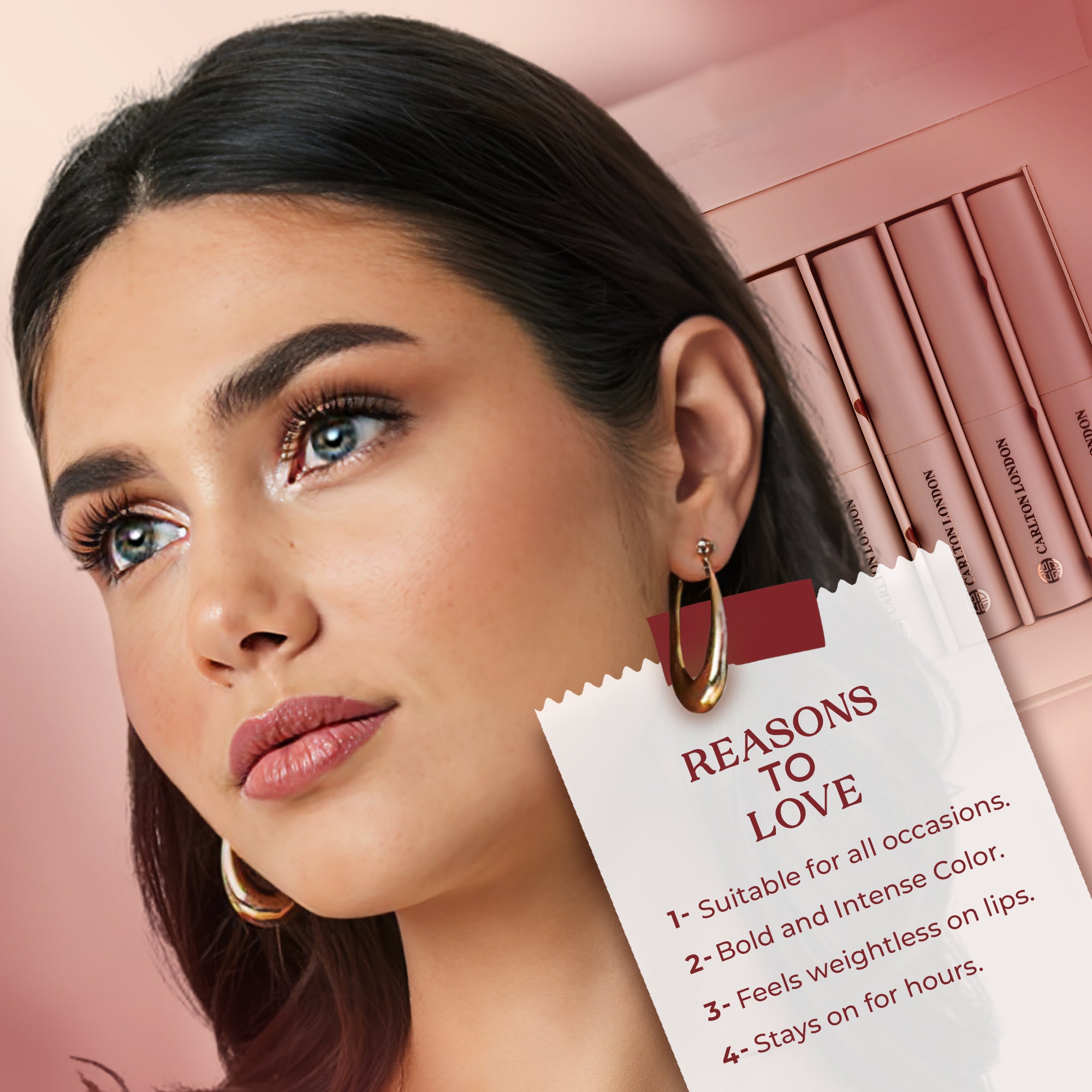 Glitterati: Pack of 4 Velvet Satin Stick Lipstick