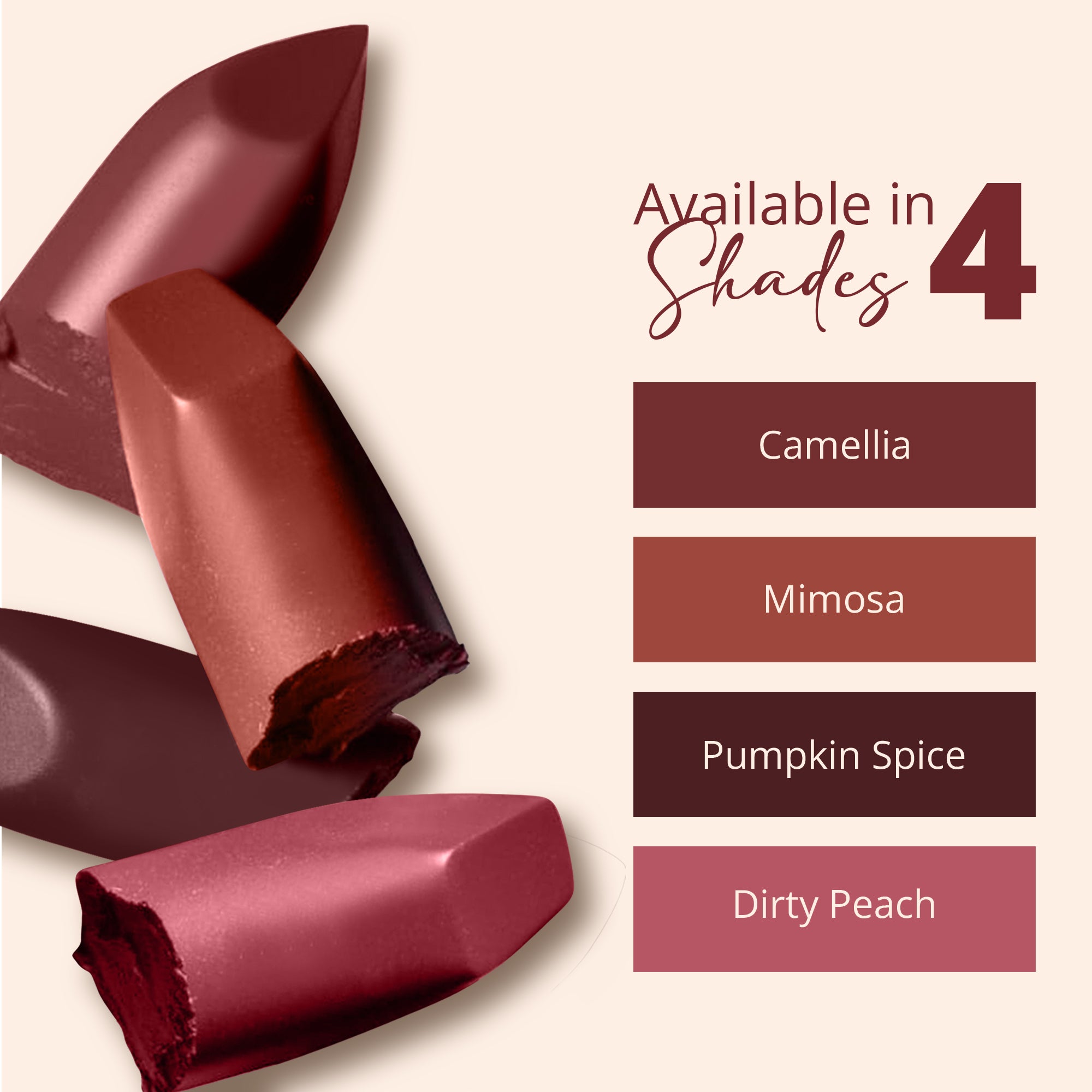 Velvet Satin Bullet Lipstick (Dirty Peach)