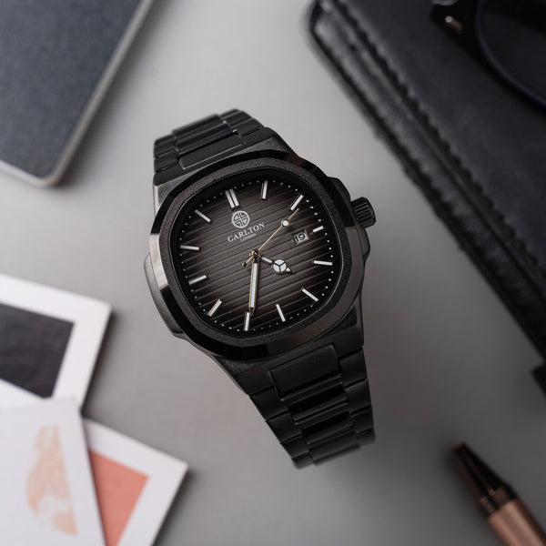 Arthur: Men's Black Analog Watch