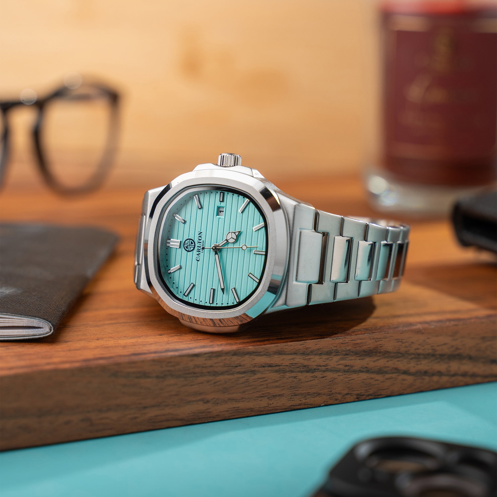 Arthur: Men Blue/Silver Stainless Steel Analog Watch - CLTFBLNM