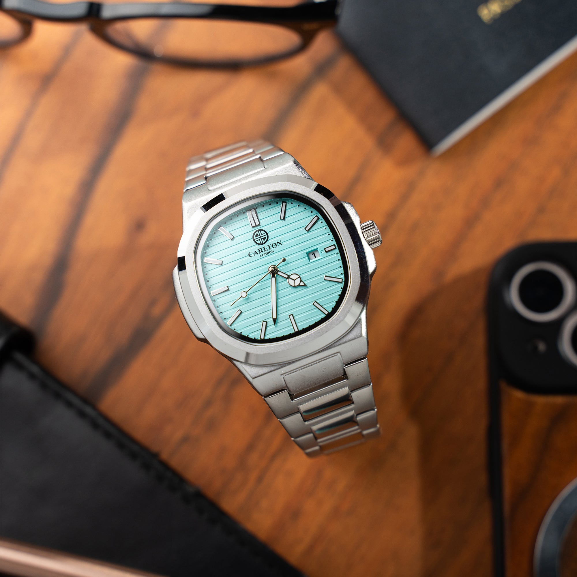 Arthur: Men Blue/Silver Stainless Steel Analog Watch - CLTFBLNM