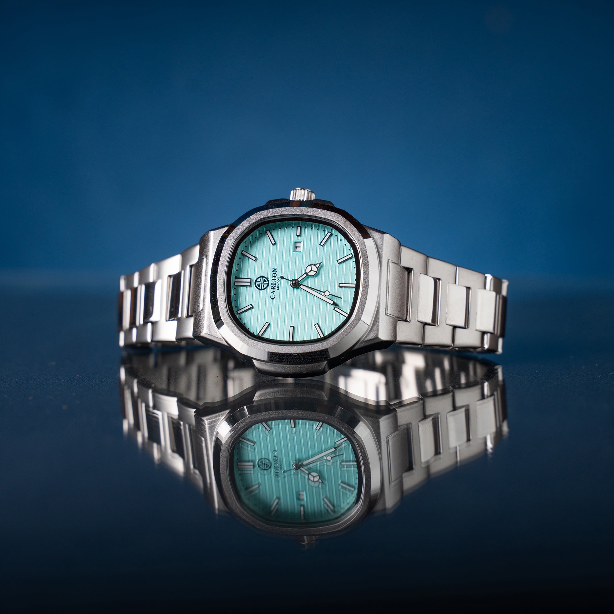 Arthur: Men Blue/Silver Stainless Steel Analog Watch - CLTFBLNM