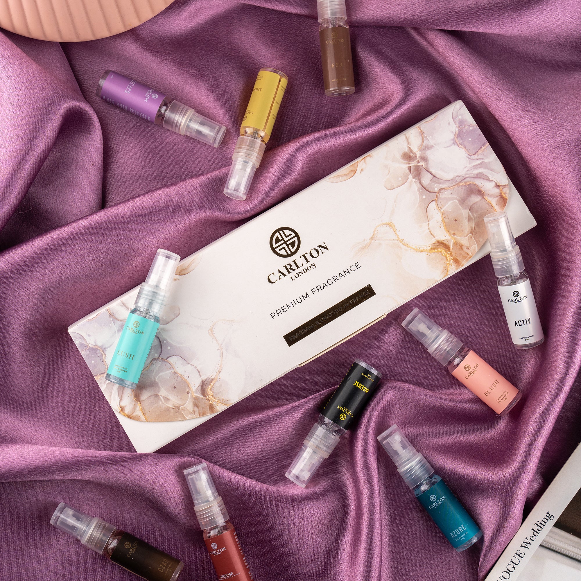 Unisex Premium Fragrance Pack of 10X5 ML Each