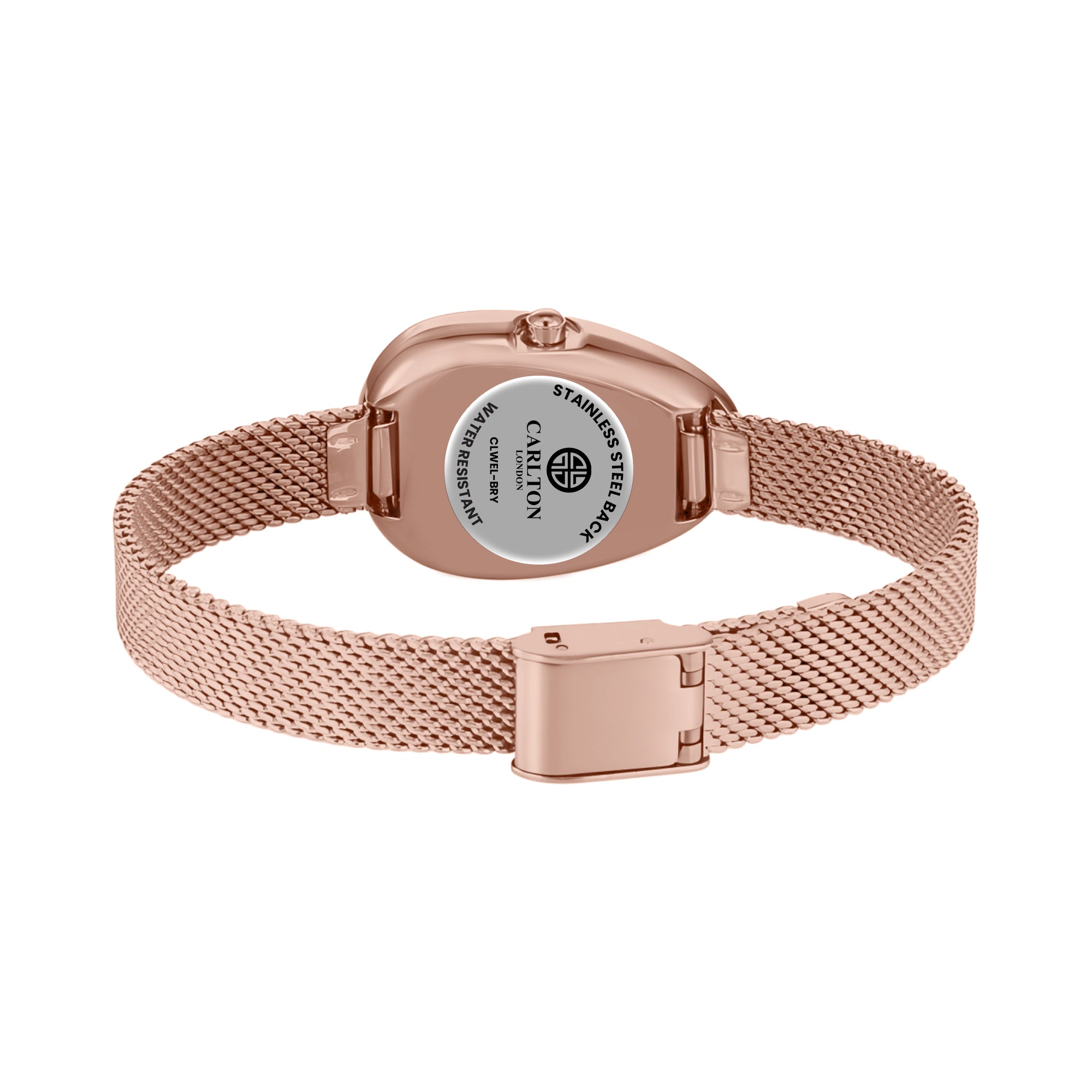 Carlton London Eleanor Women Burgundy Stainless Steel Watch