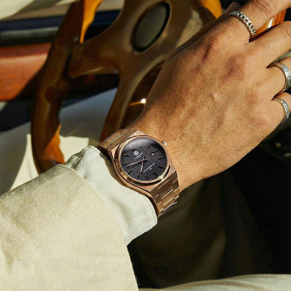 Alfred Men Brown / Copper Brown Analog Watch - CLMWT-03