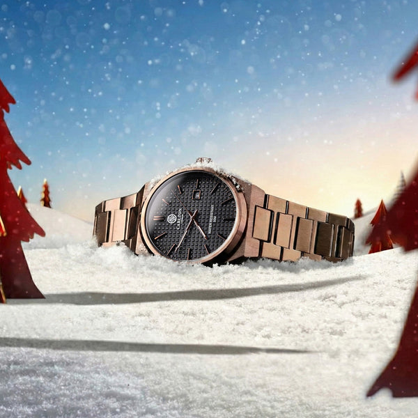 Alfred Men Brown / Copper Brown Analog Watch - CLMWT-03