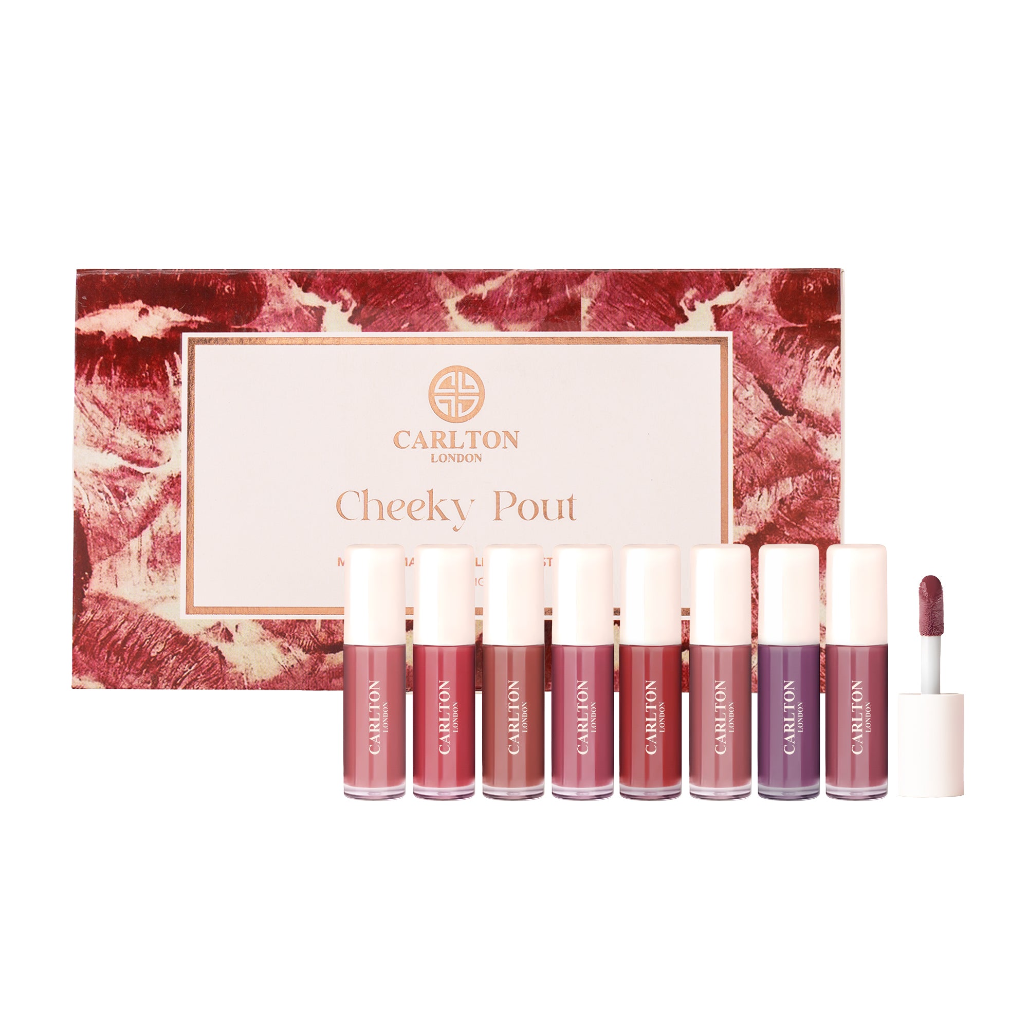 Cheeky Pout: Pack of 8 Marque Matte Mini Liquid Lipsticks