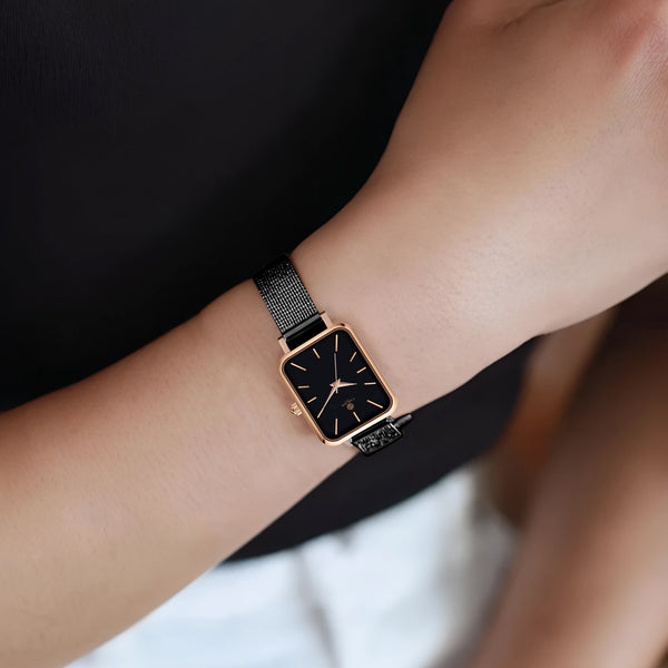 Diana Women Black Analog Watch