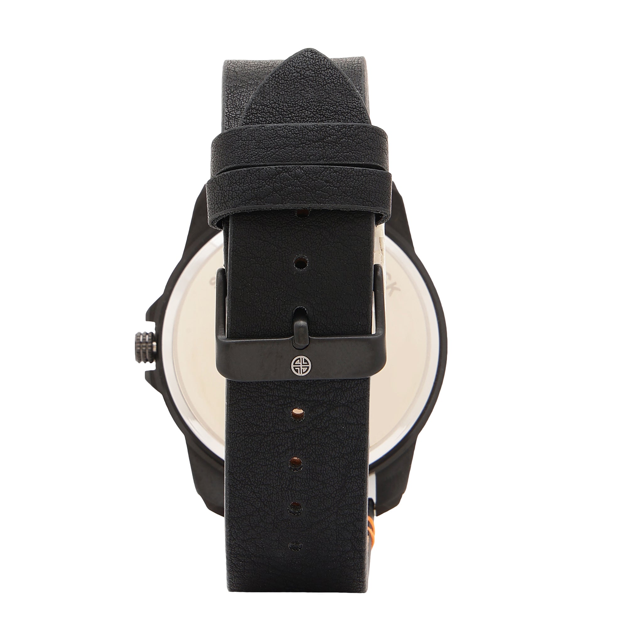 Duke Men Grey Dial Leather Analog Watch