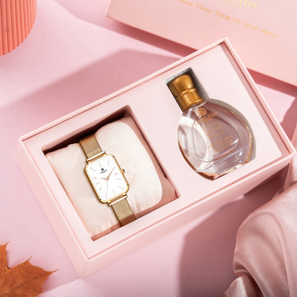 Carlton London Women Gift Set | Watch & Perfume