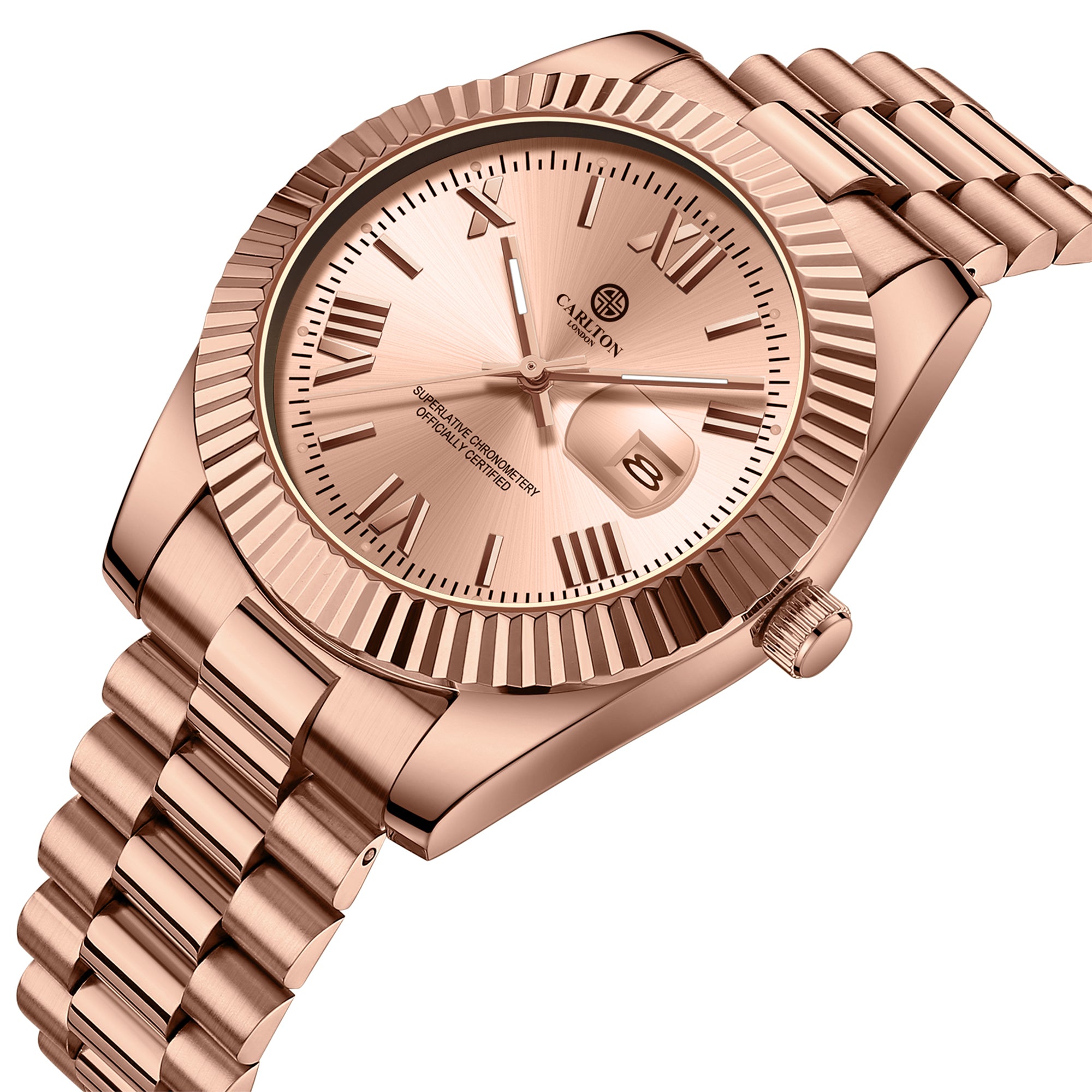 Harper: Mini Rose Gold Stainless Steel Women Analog Watch