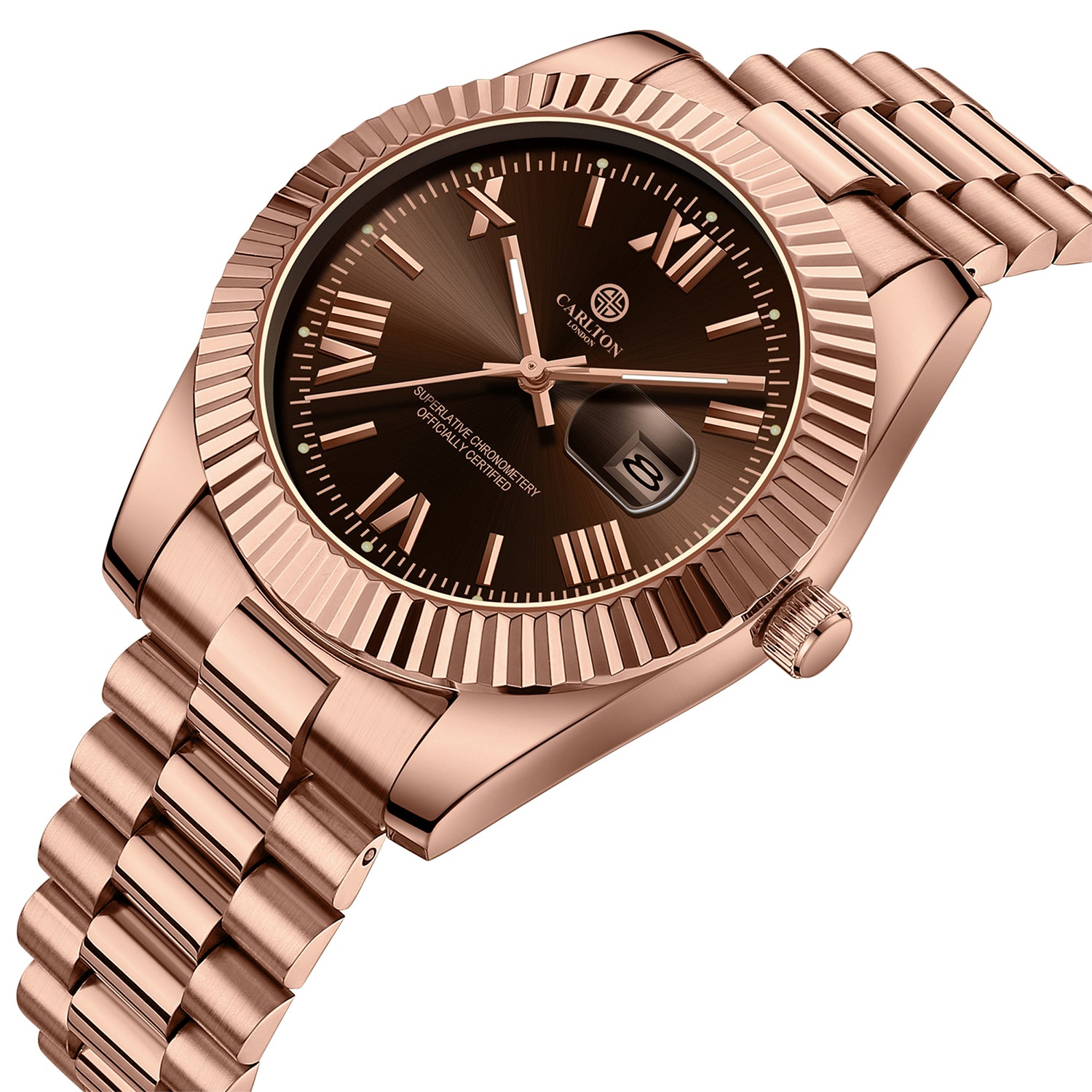 Harper: Mini Brown Stainless Steel Women Analog Watch