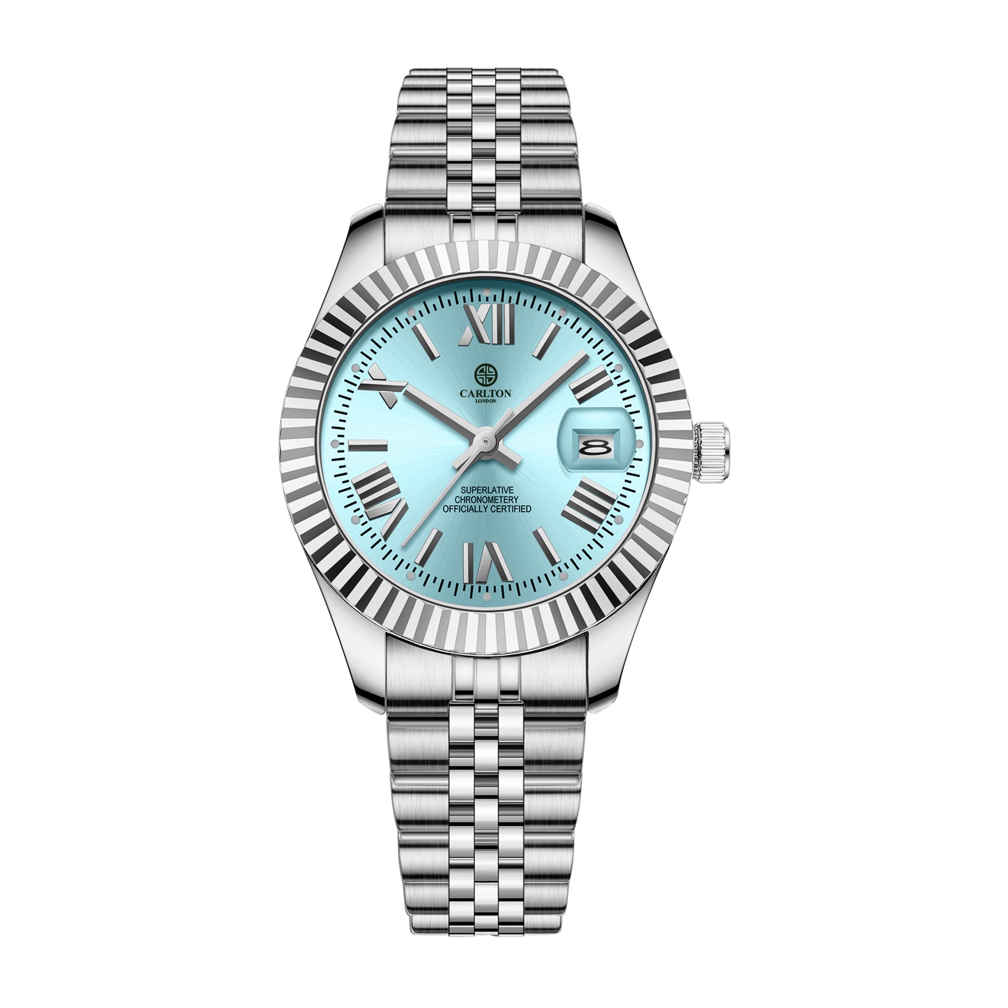 Harper: Mini Blue Stainless Steel Women Analog Watch