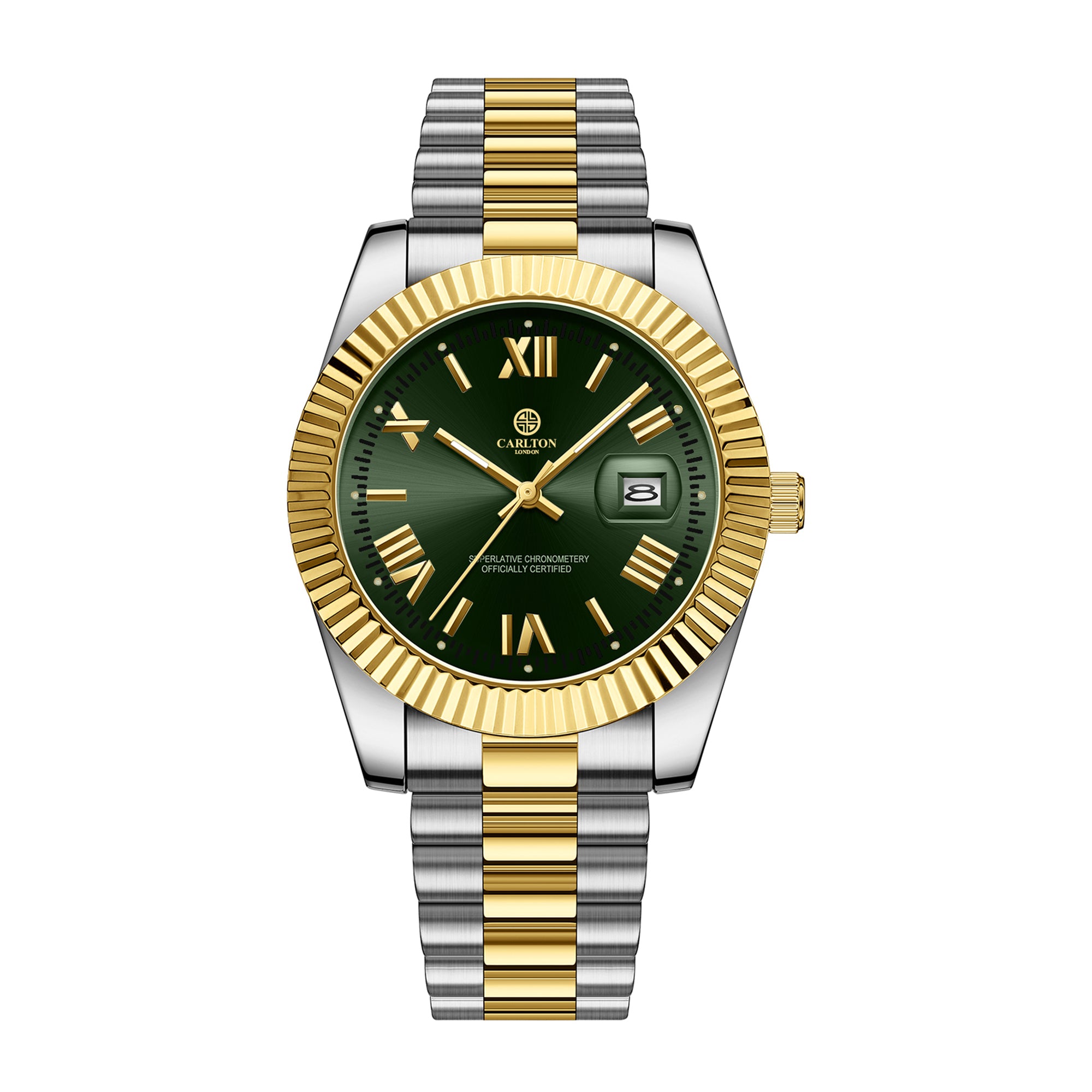 Harper: Mini Green Stainless Steel Women Analog Watch