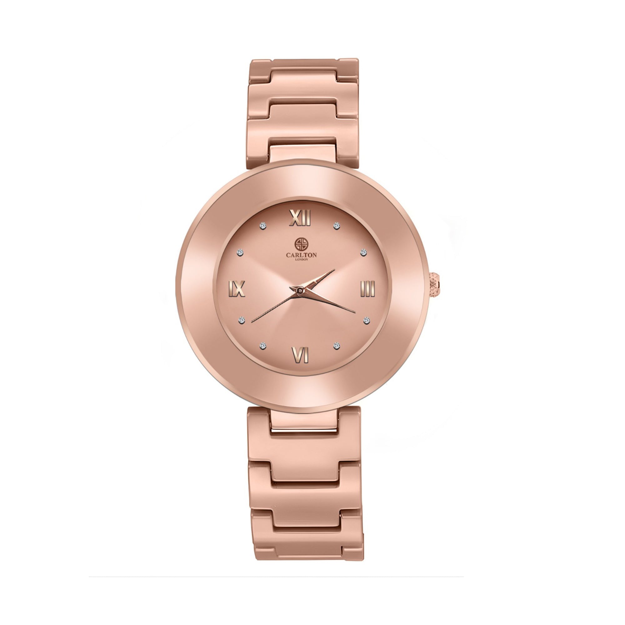 Carlton London Women Juliette Rose Gold Analog Watch - CLW-JT-RSG