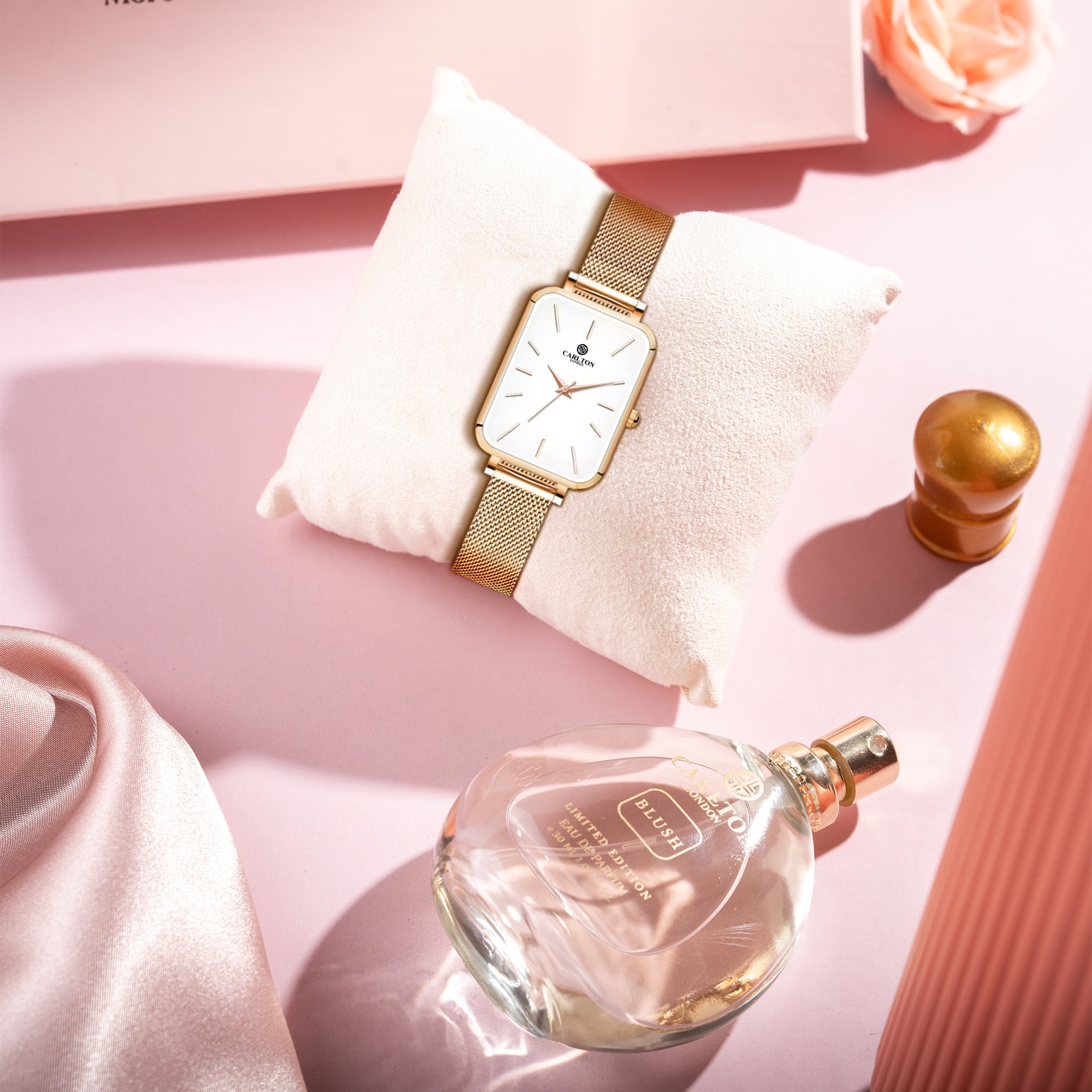 Carlton London Women Gift Set 2 | Watch & Perfume - CLPLG104