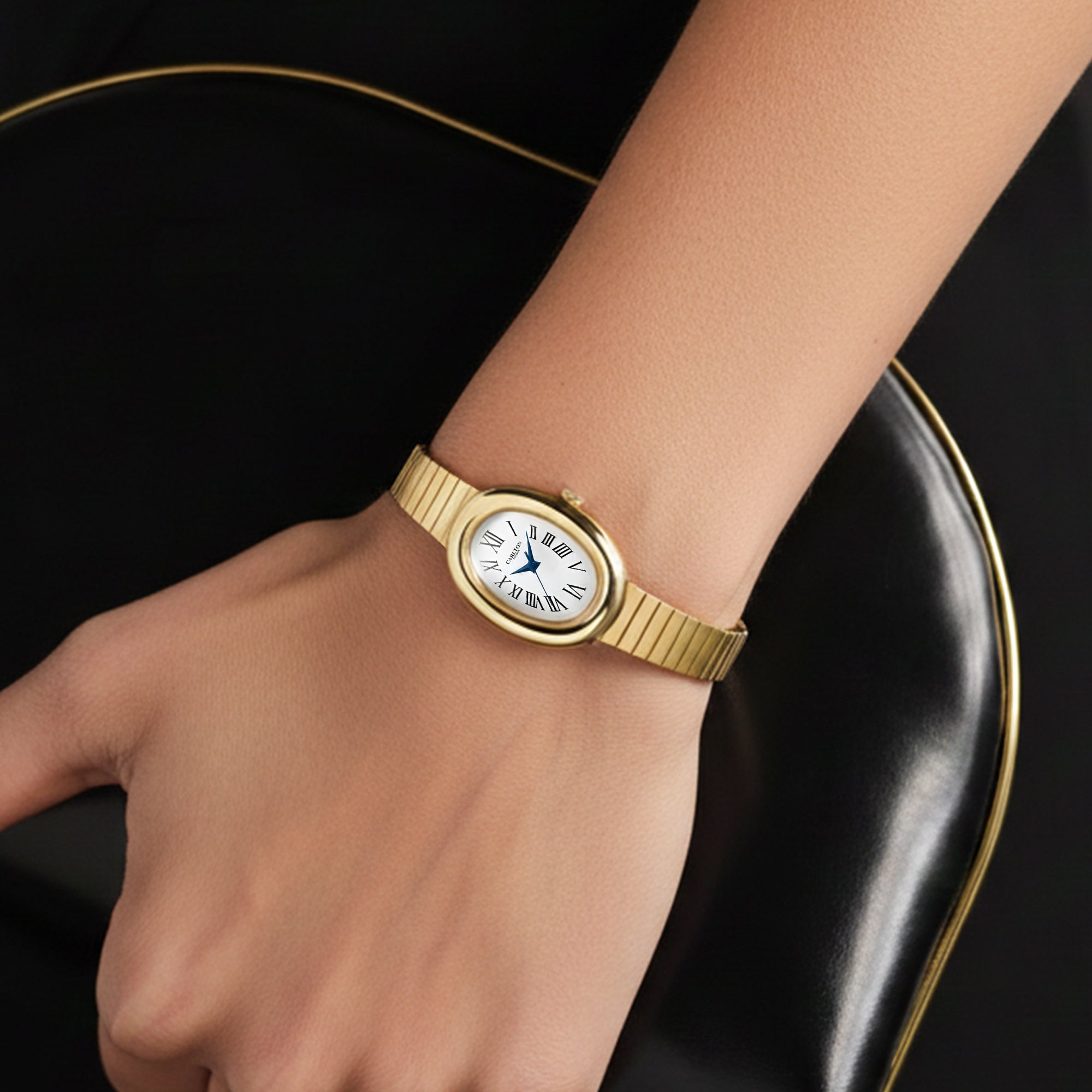 Carlton London Women Daphne Silver Analog Watch CL-DA-GW