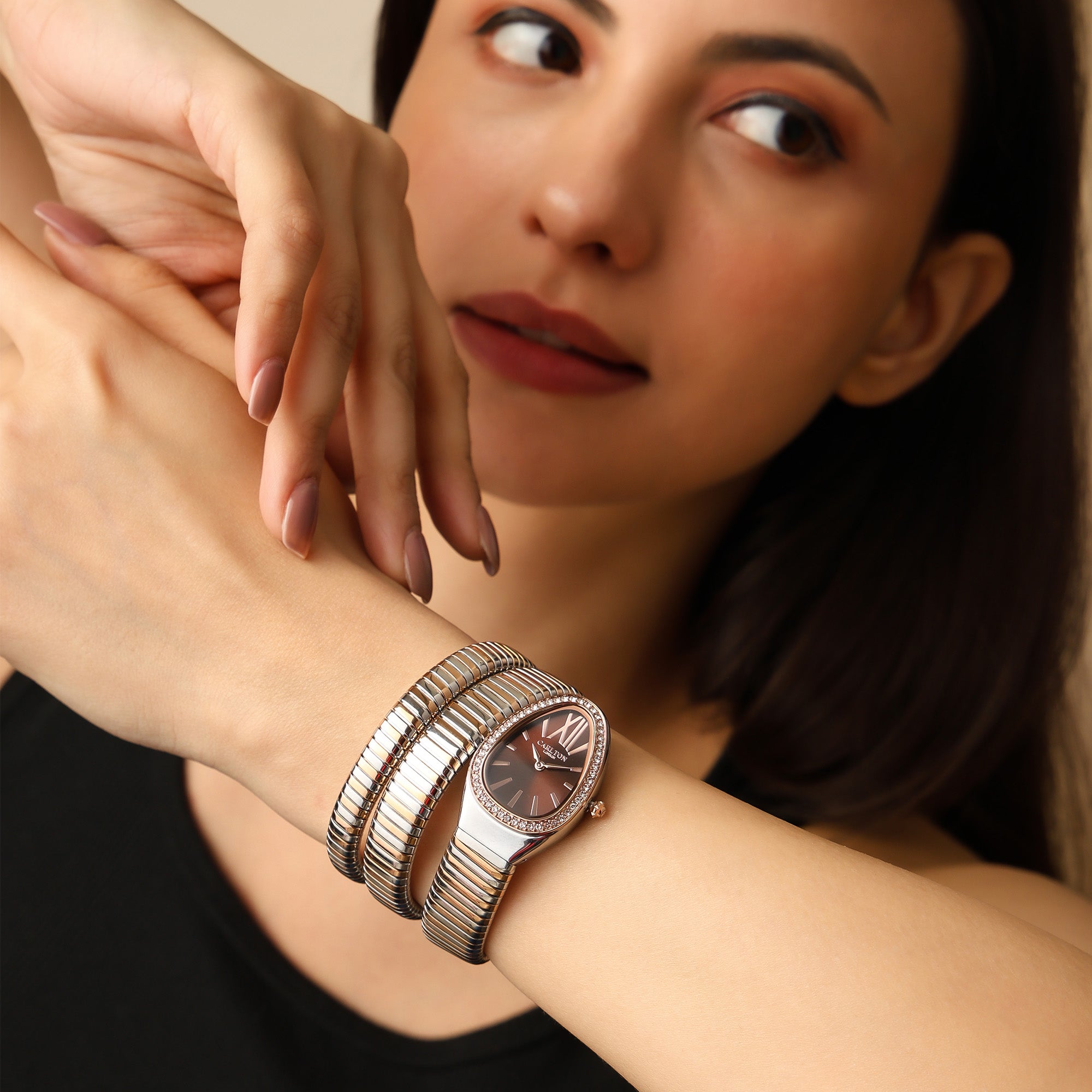 Charmer Women Brown Dial Watch - CLW-SNK-A4BR