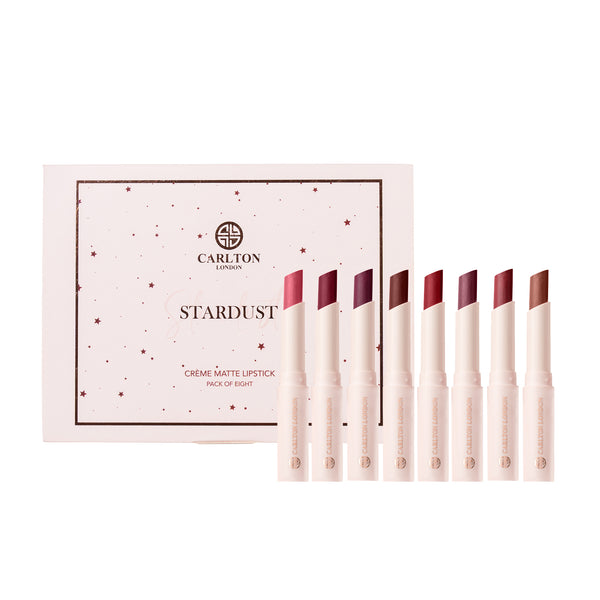 Stardust: Pack of 8 Creamy Matte Stick Lipsticks
