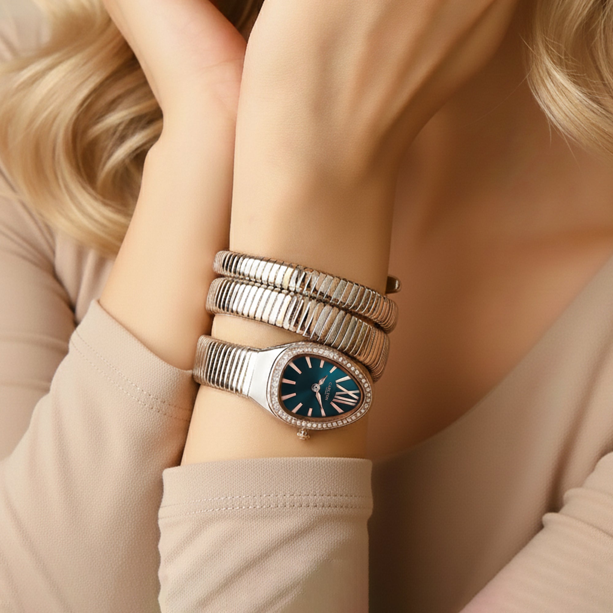 Charmer Women Teal Dial Watch - CLW-SNK-A5-TL