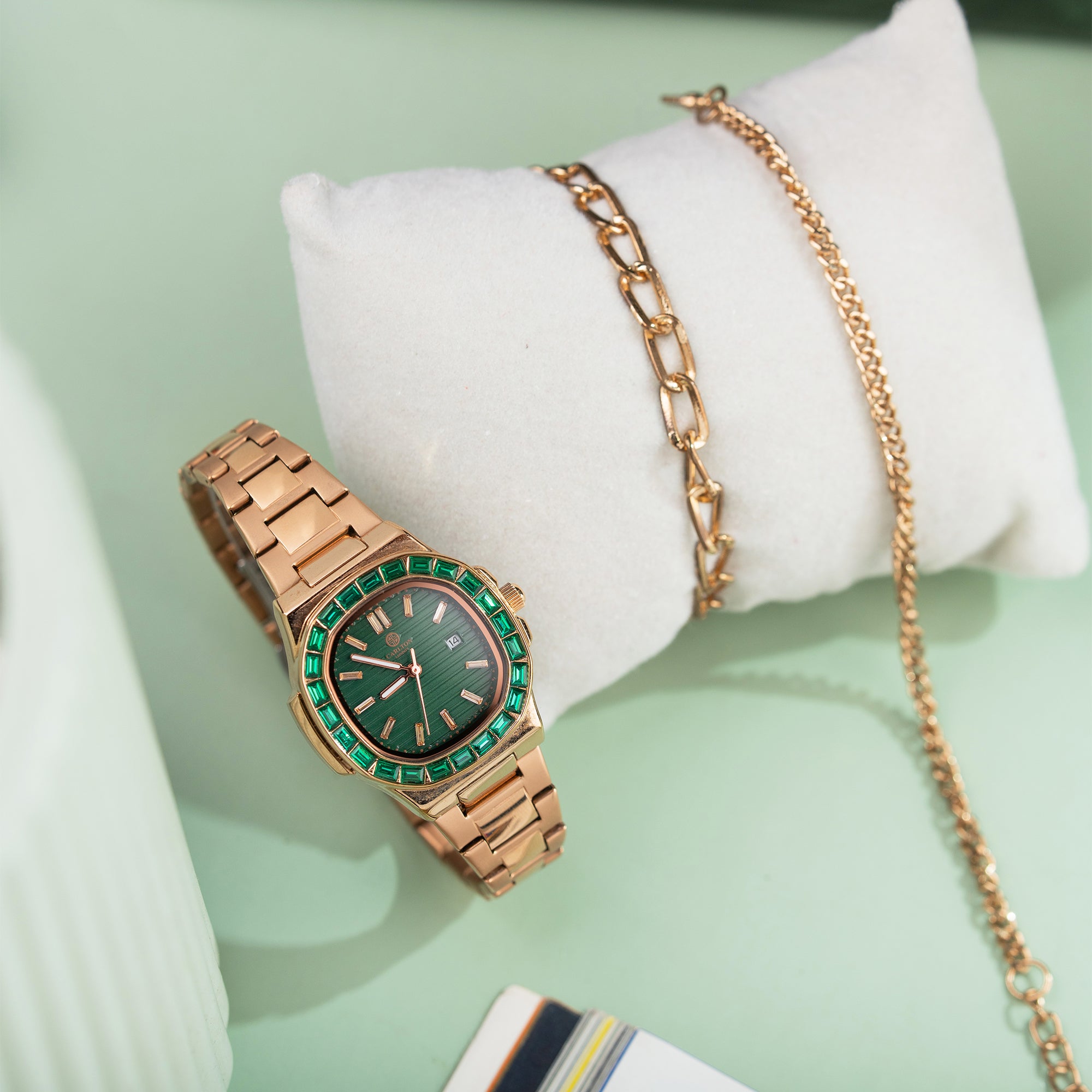 Grace Women Gift Set 3 I Analog Watch + 2 Bracelets - CLPLG100