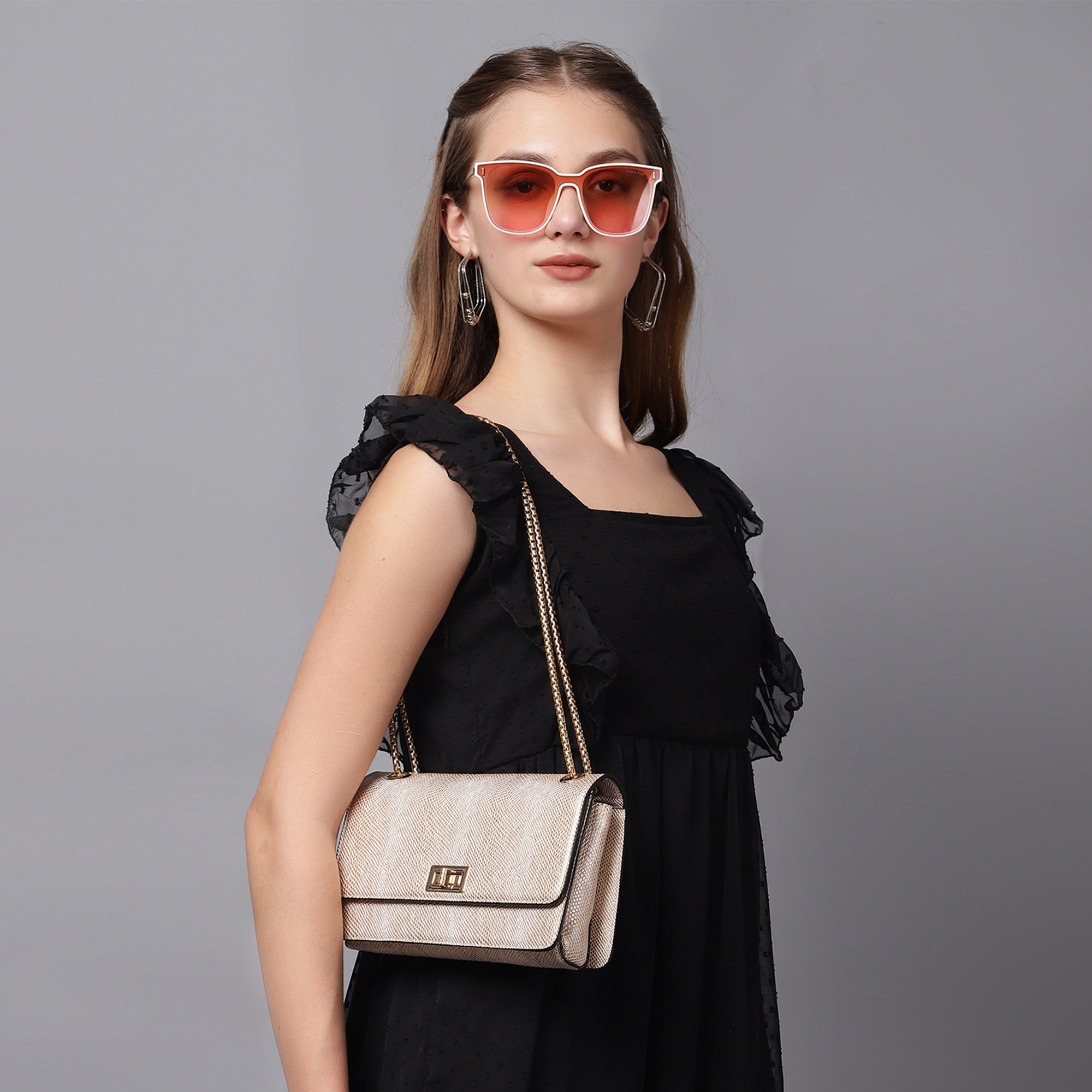 Carlton London Riley Chain Shoulder Bag