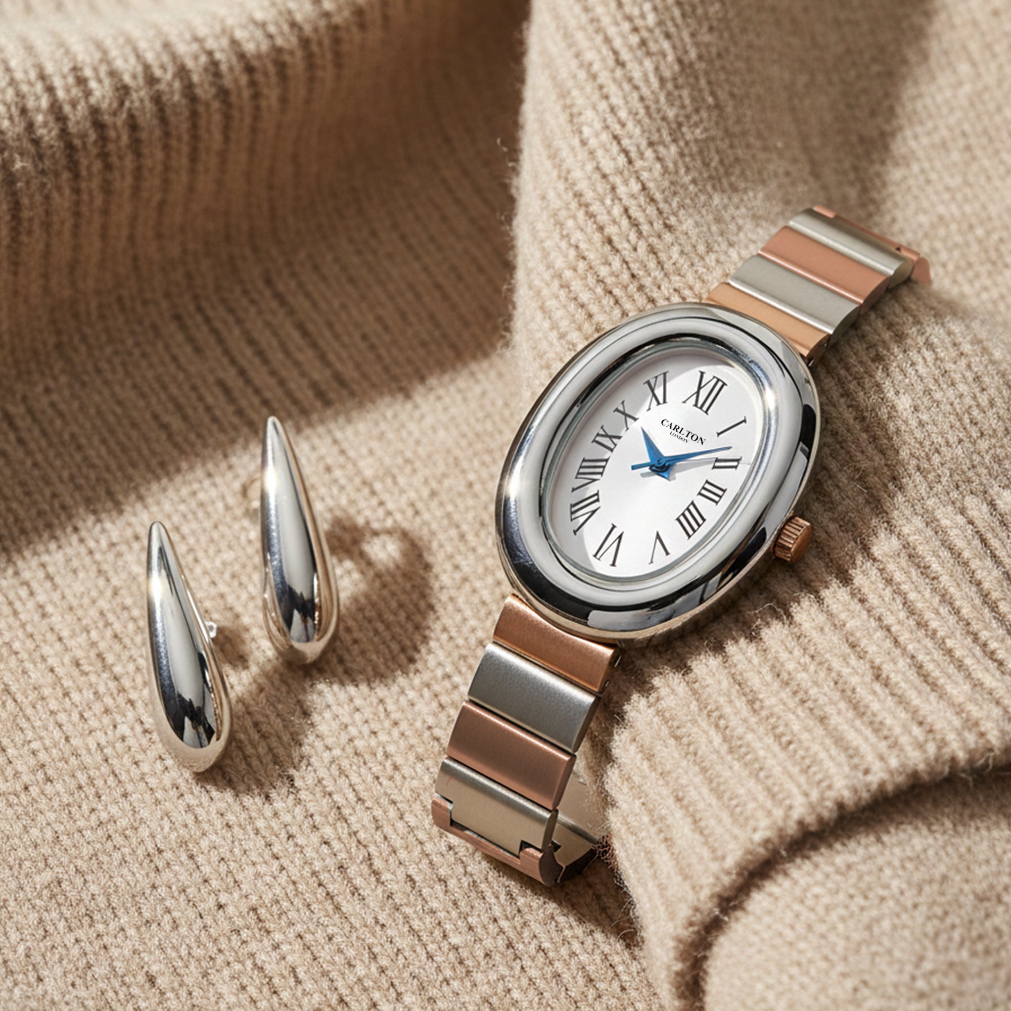 Carlton London Women Daphne Silver Analog Watch CL-DA-SW